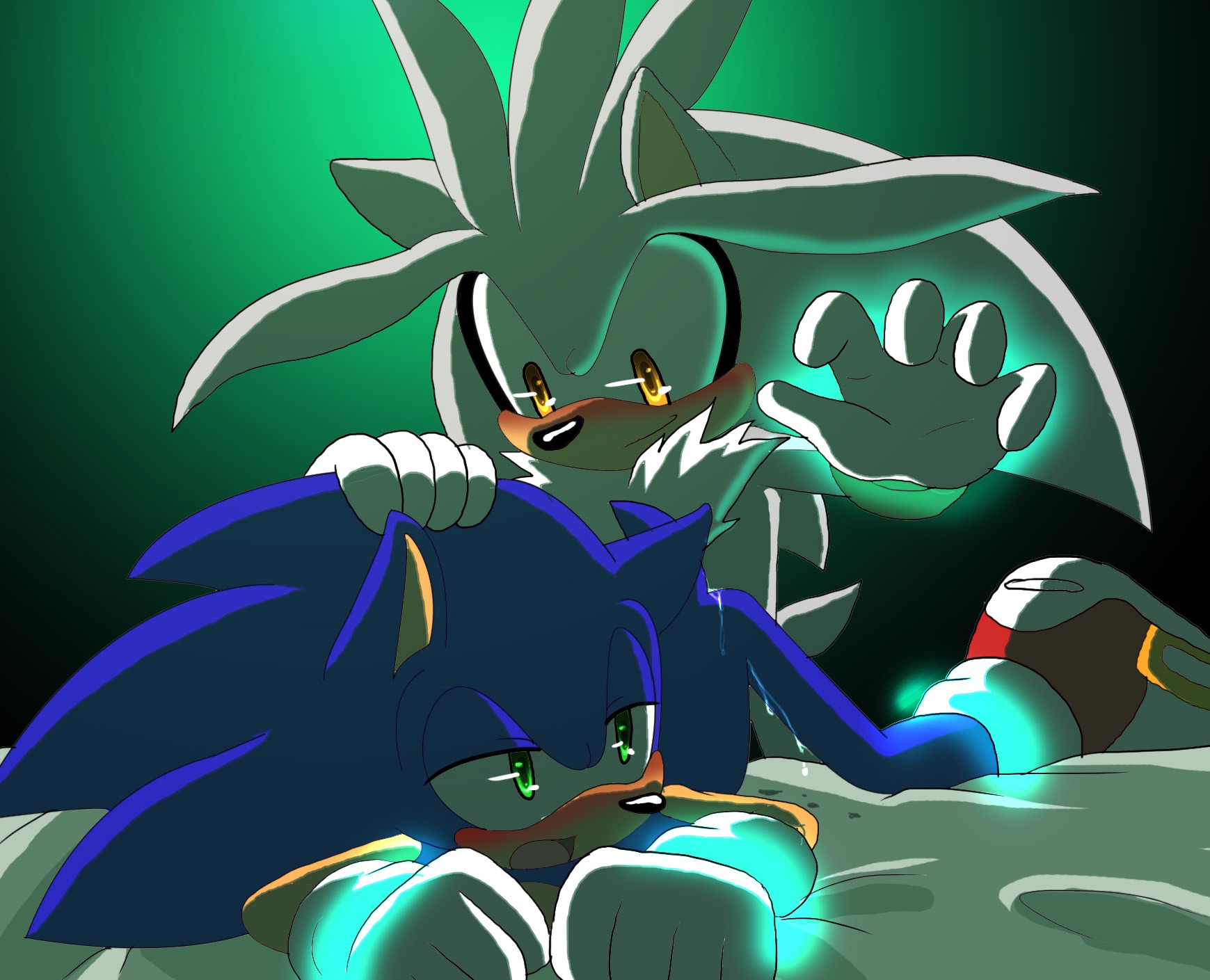Rule34 – If it exists, there is porn of it / silver the hedgehog, sonia, sonic the hedgehog / 442262