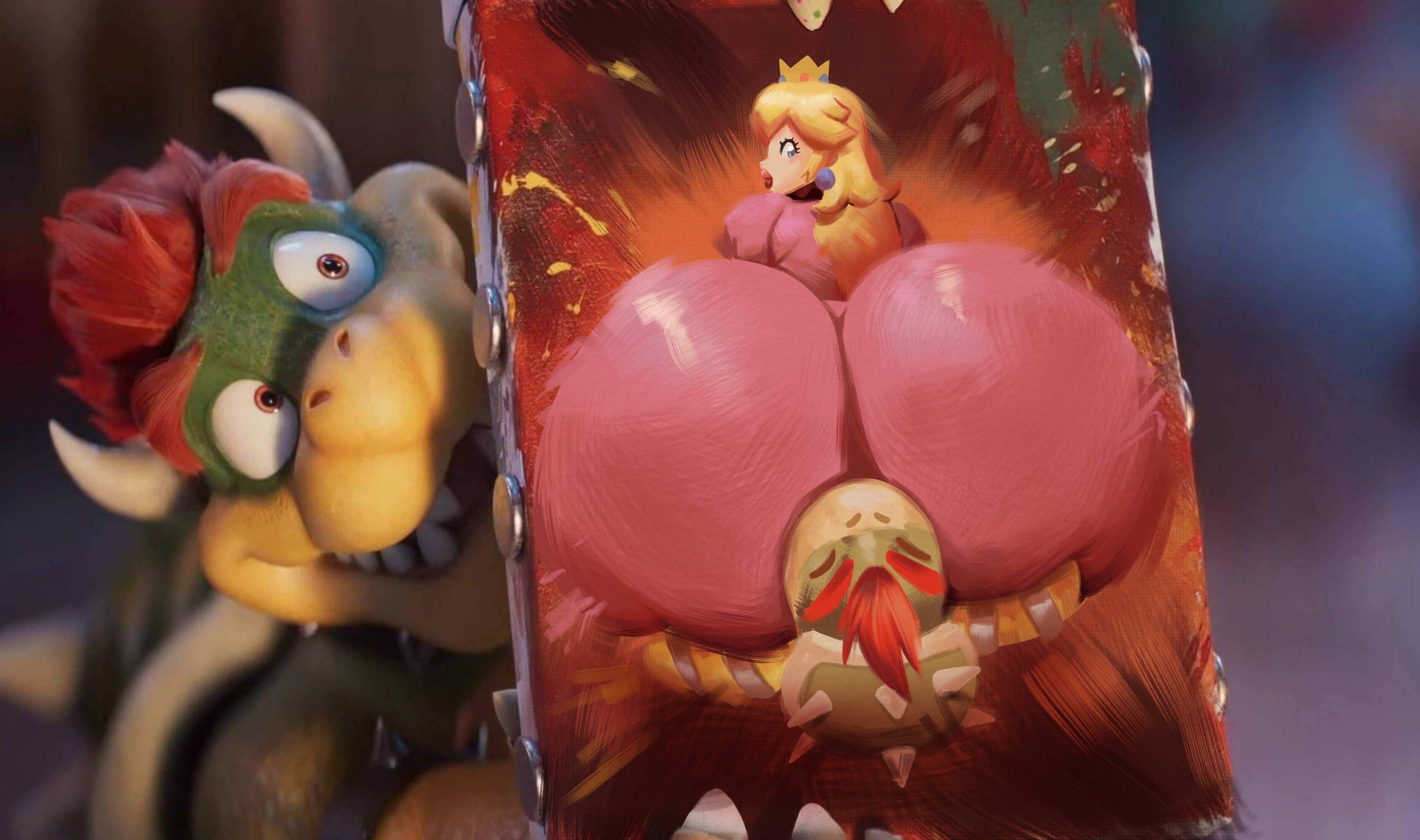 Rule34 – If it exists, there is porn of it / bowser, princess peach / 8915092