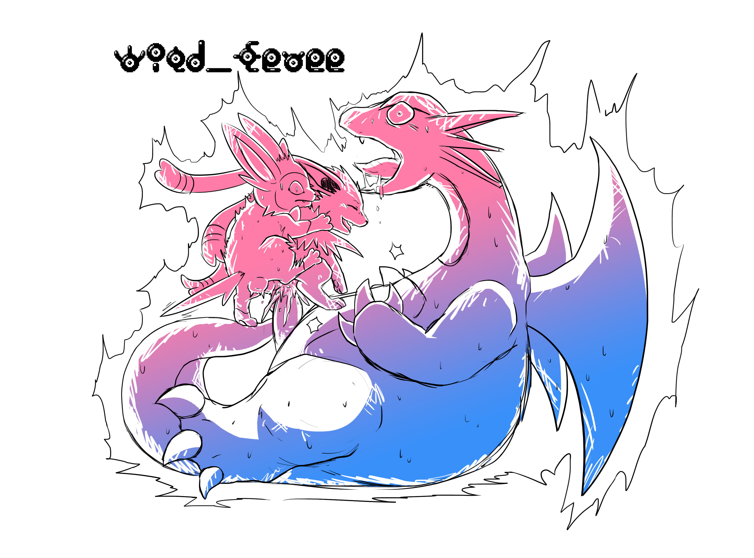 Rule34 – If it exists, there is porn of it / wild eevee, eevee, eeveelution, jolteon, salamence, sylveon / 443017