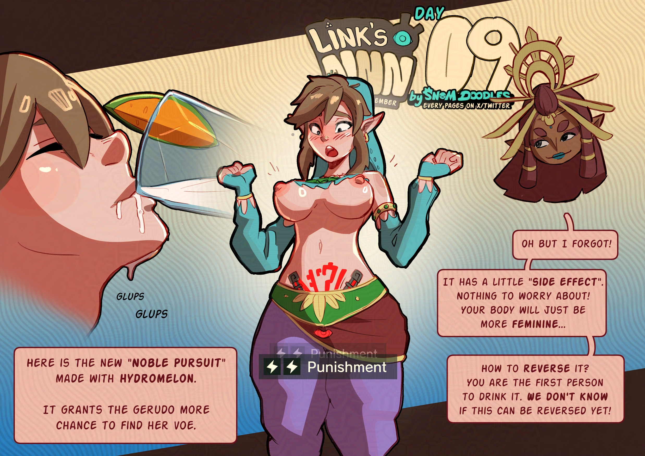 Rule34 – If it exists, there is porn of it / gerudo link, link, riju / 8917093