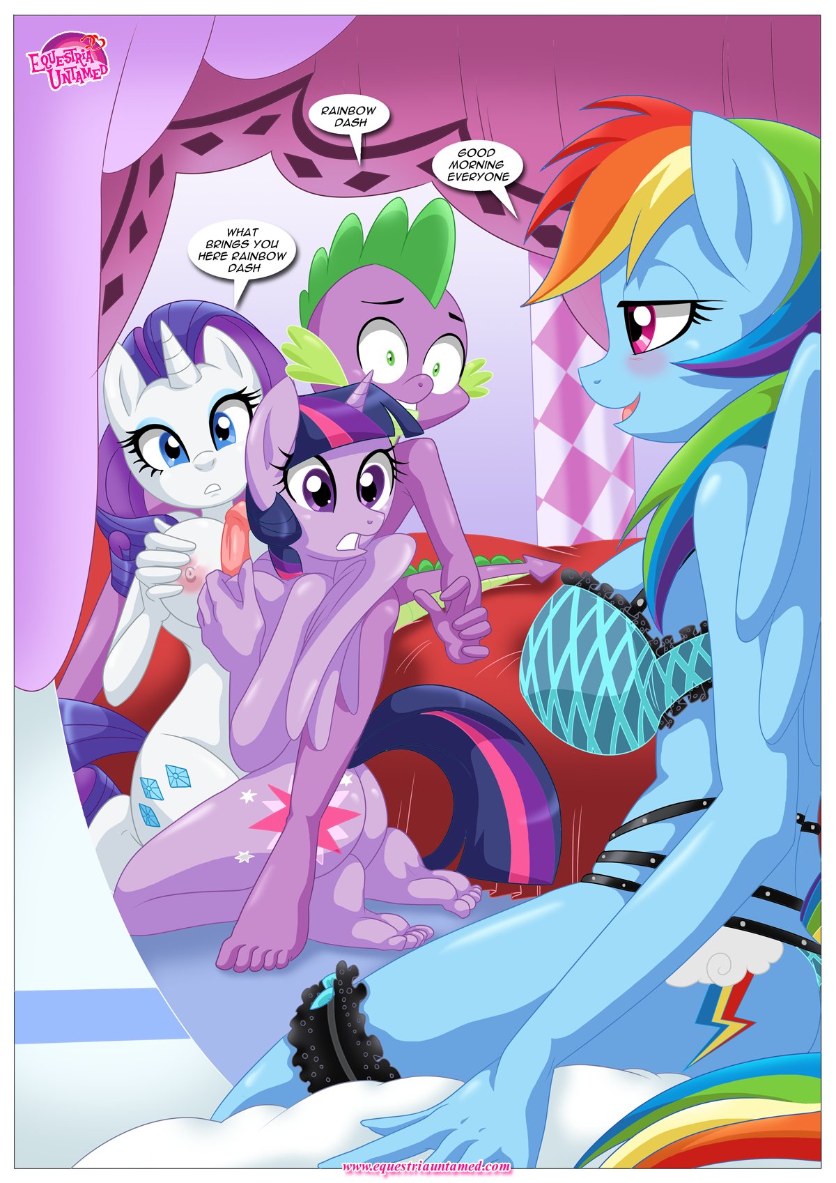 Rule34 – If it exists, there is porn of it / bbmbbf, palcomix, rainbow dash (mlp), rarity (mlp), spike (mlp), twilight sparkle (mlp) / 443103