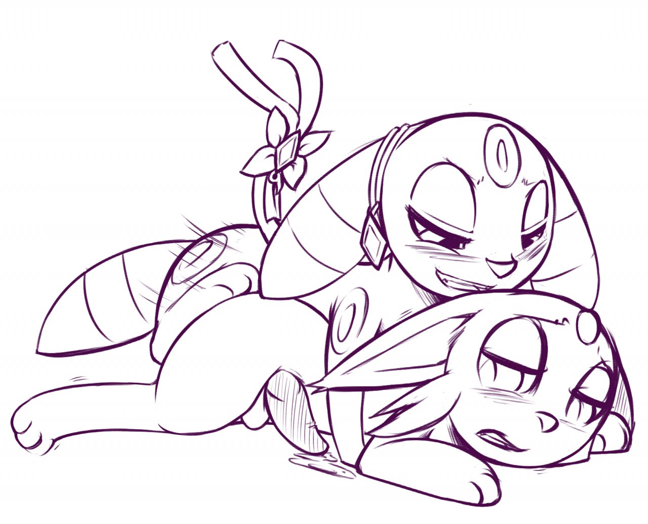 Rule34 – If it exists, there is porn of it / superserperior, eeveelution, espeon, umbreon / 443154