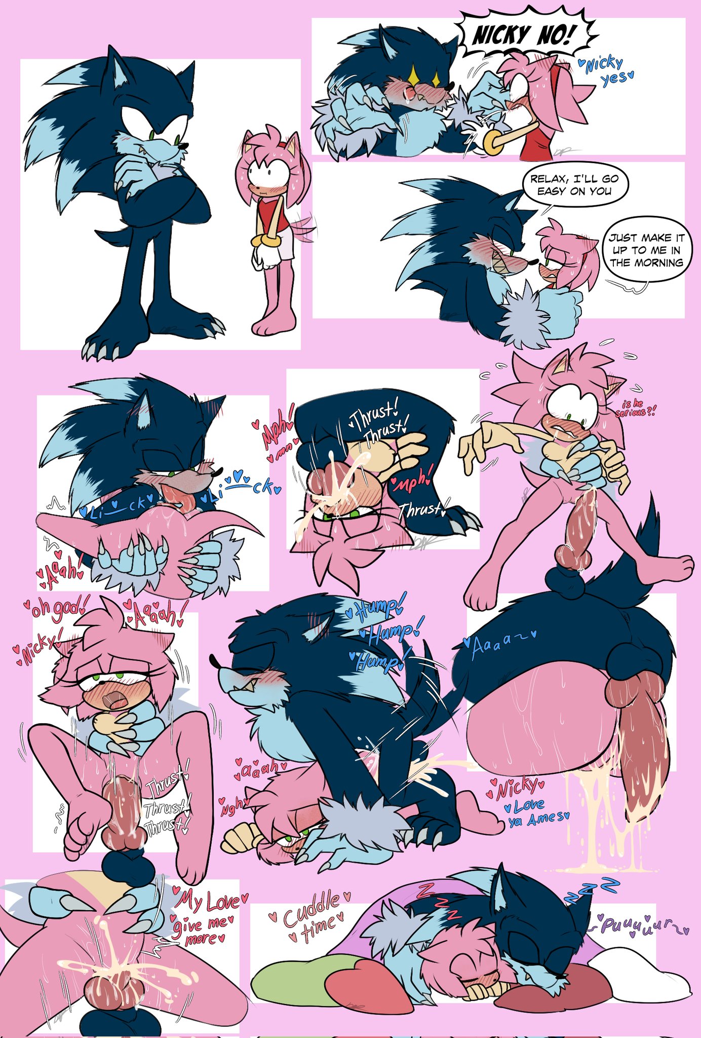 Rule34 – If it exists, there is porn of it / amy rose, sonic the hedgehog, sonic the werehog / 8922925