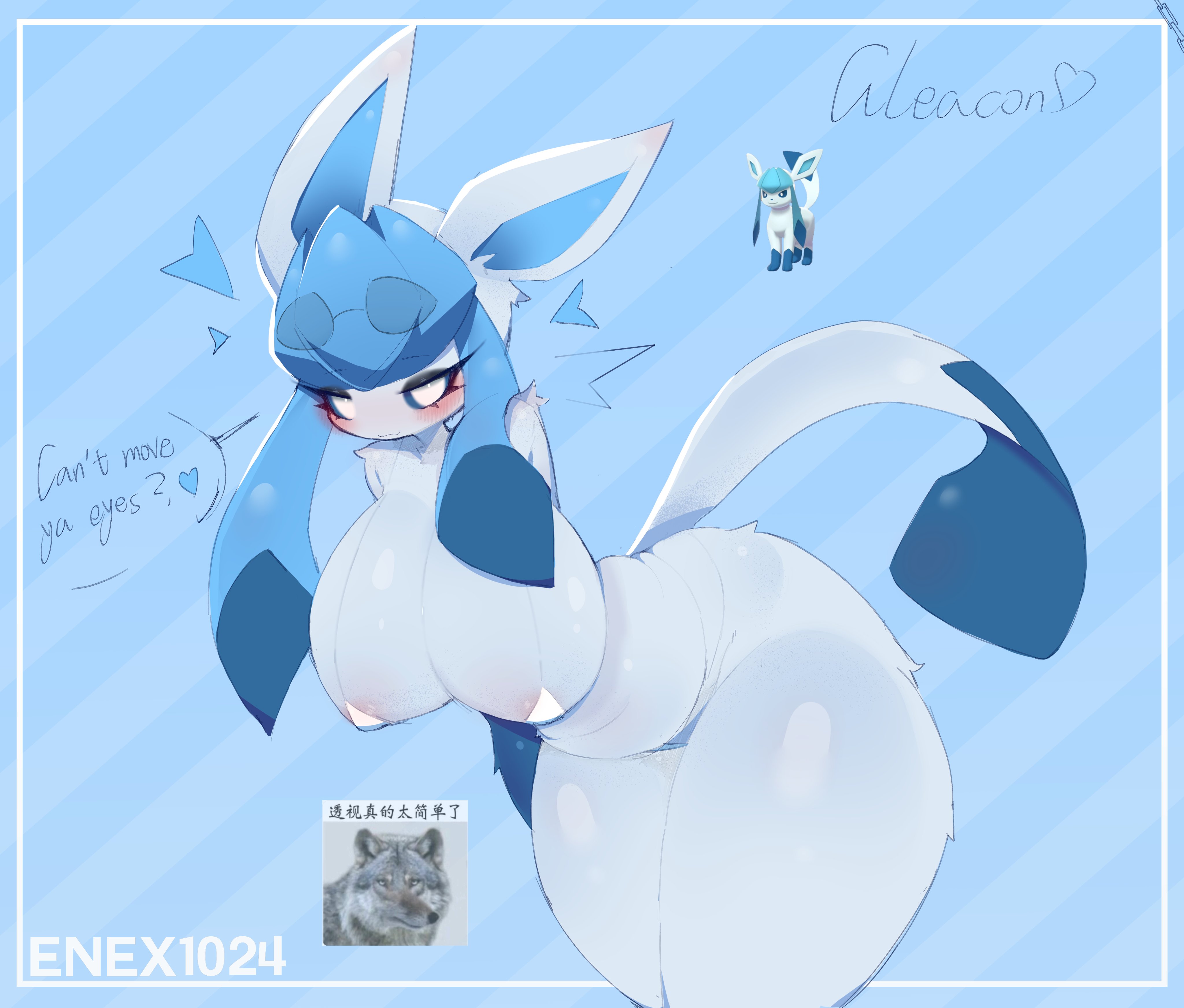 Rule34 – If it exists, there is porn of it / eeveelution, glaceon, pokemon (species) / 8940877