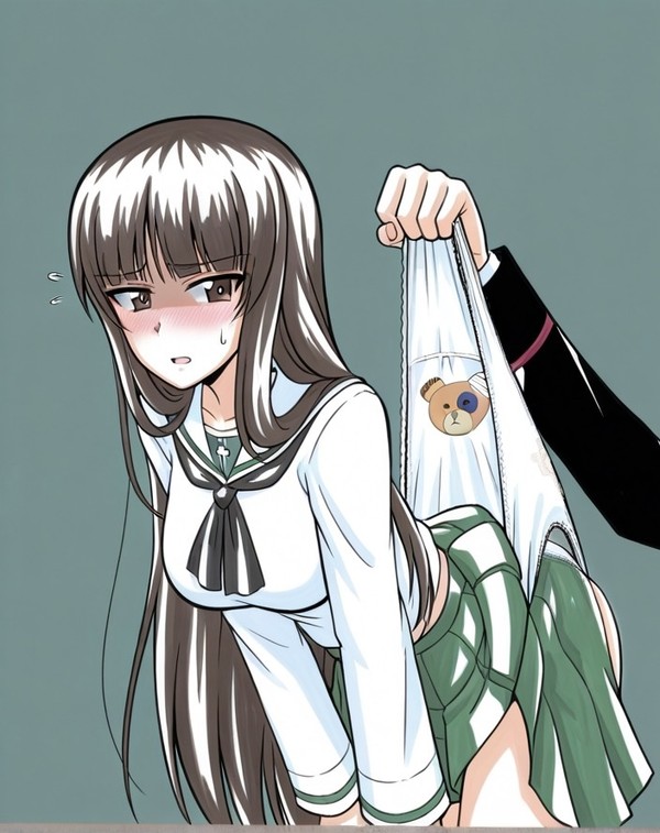 Rule34 – If it exists, there is porn of it / boko (girls und panzer), nishizumi shiho / 8941533