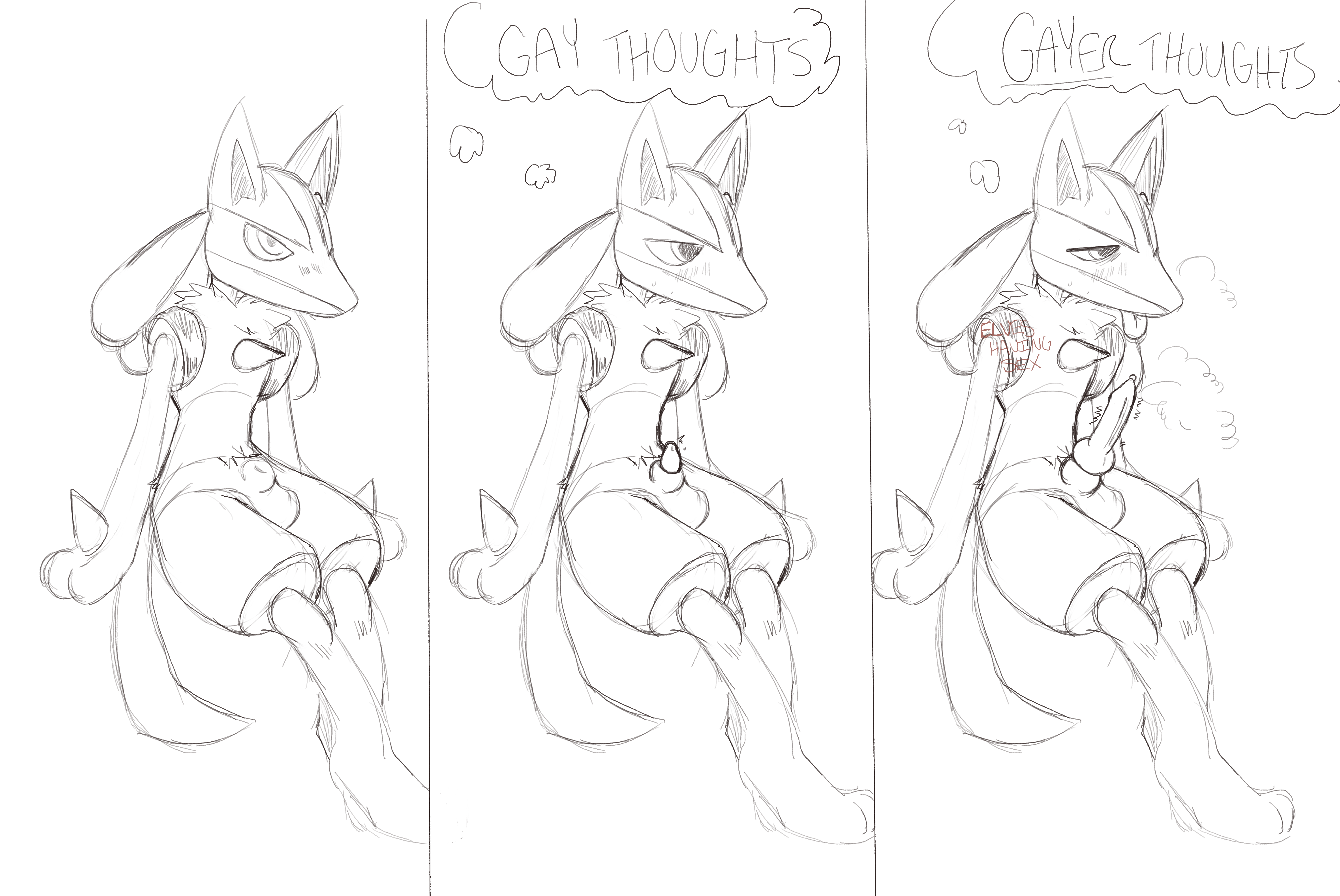 Rule34 – If it exists, there is porn of it / lucario, pokemon (species) / 8945800