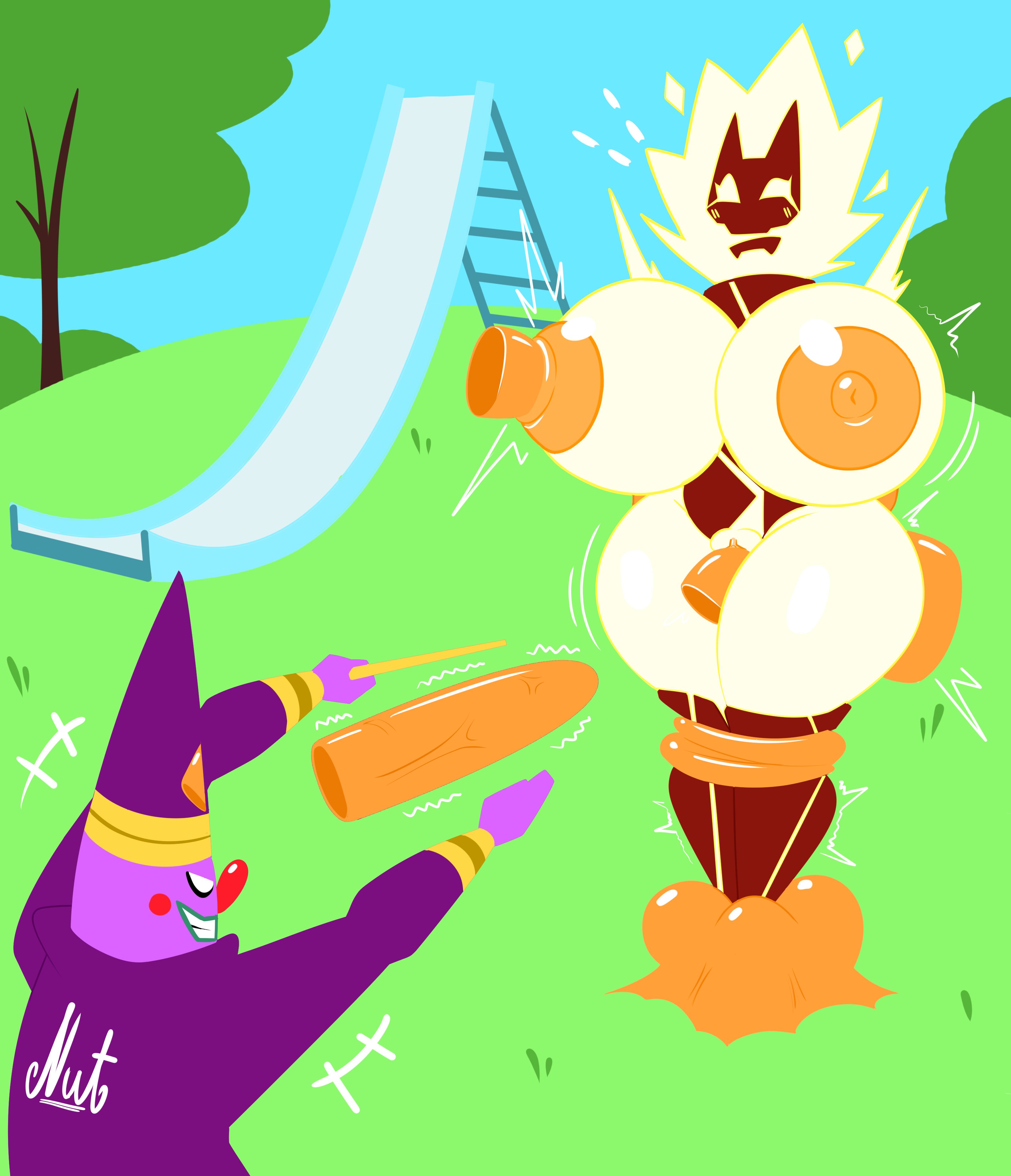 Rule34 – If it exists, there is porn of it / nutnut kunisaki, heatblast / 8952374