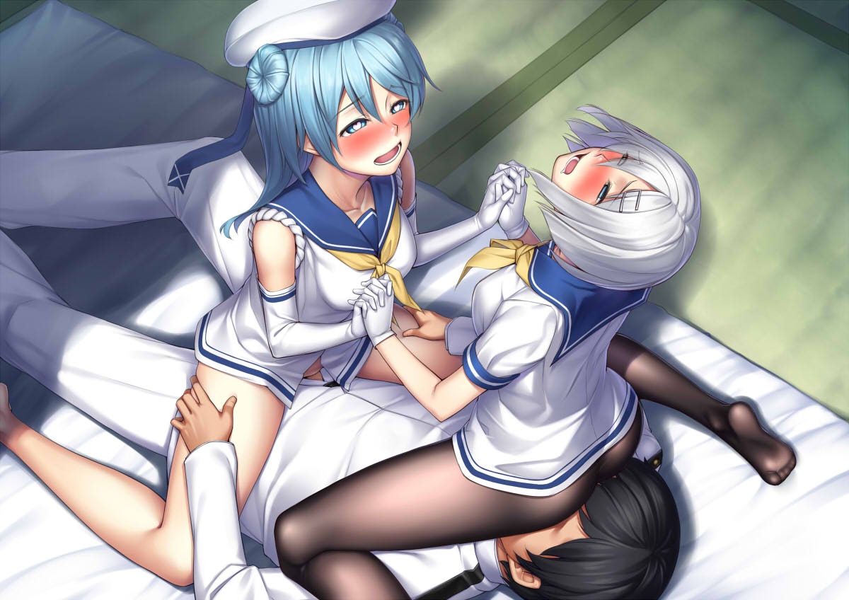 Rule34 – If it exists, there is porn of it / h kasei, admiral (kantai collection), hamakaze (kantai collection), urakaze (kantai collection) / 446023