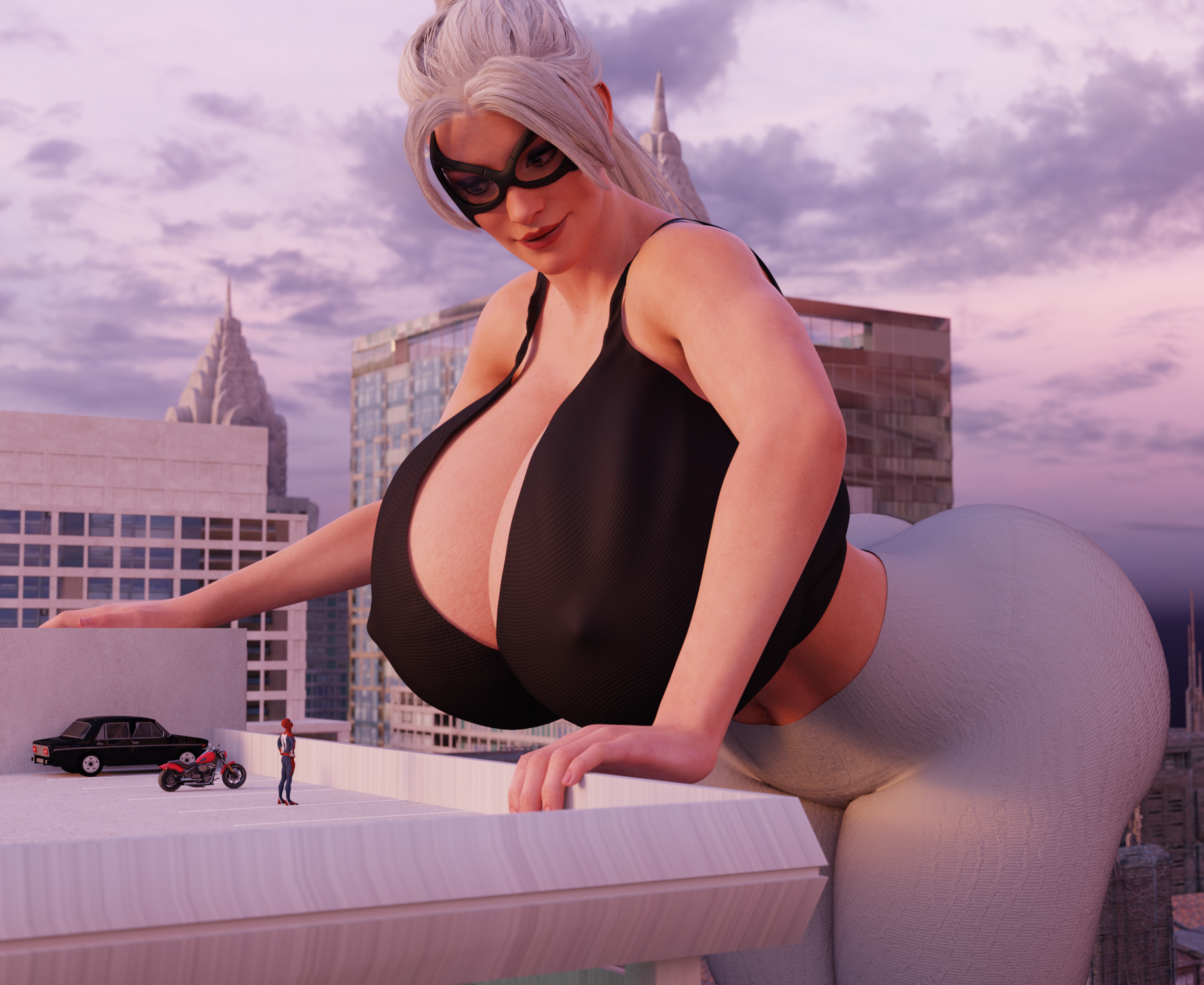 Rule34 – If it exists, there is porn of it / black cat (marvel), felicia hardy, peter parker, spider-man / 8963384