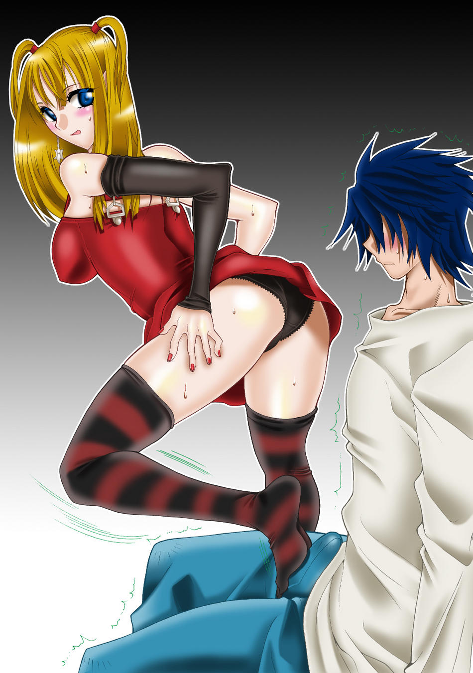 Rule34 – If it exists, there is porn of it / l lawliet, misa amane / 446509