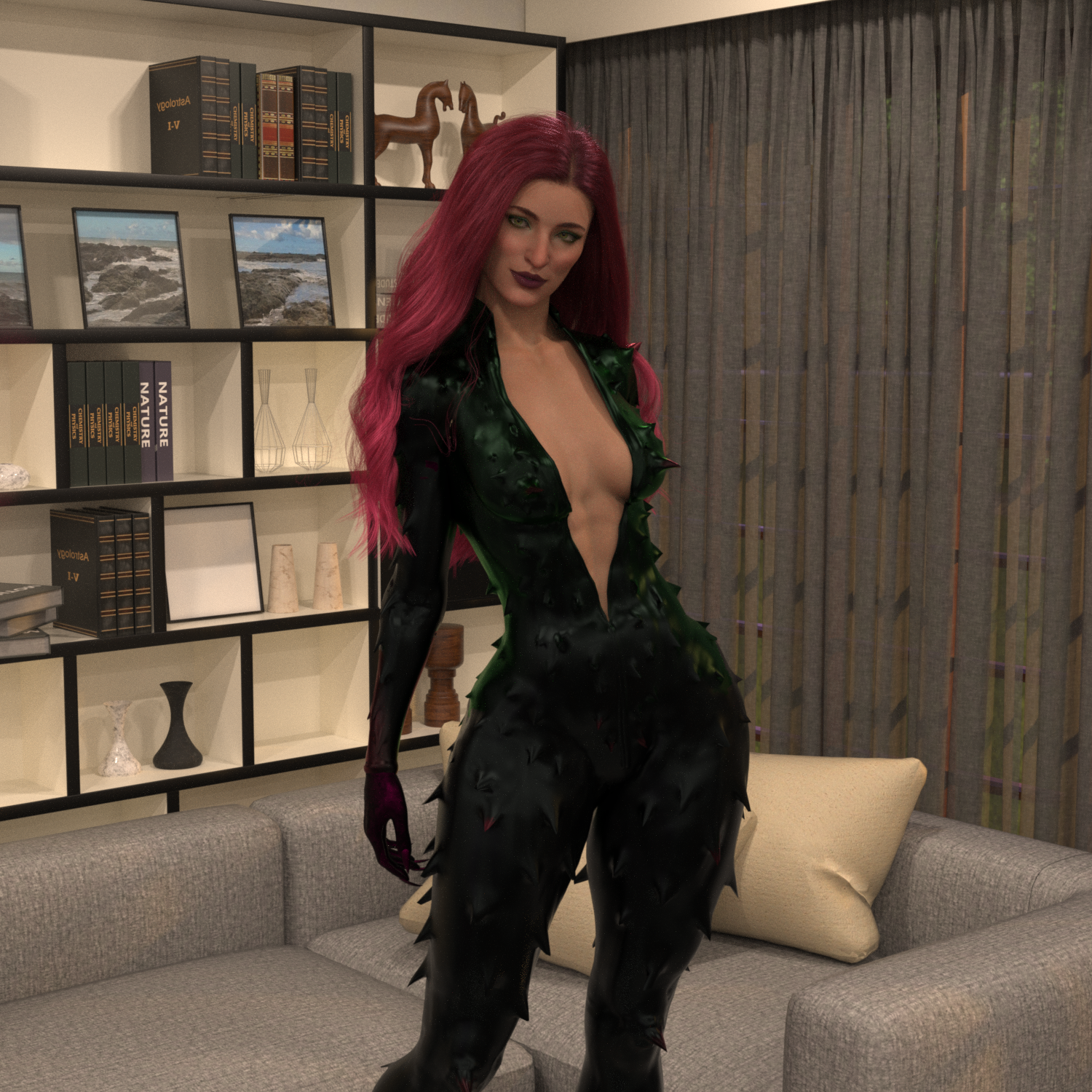 Rule34 – If it exists, there is porn of it / pamela isley, poison ivy, uma thurman / 8976809