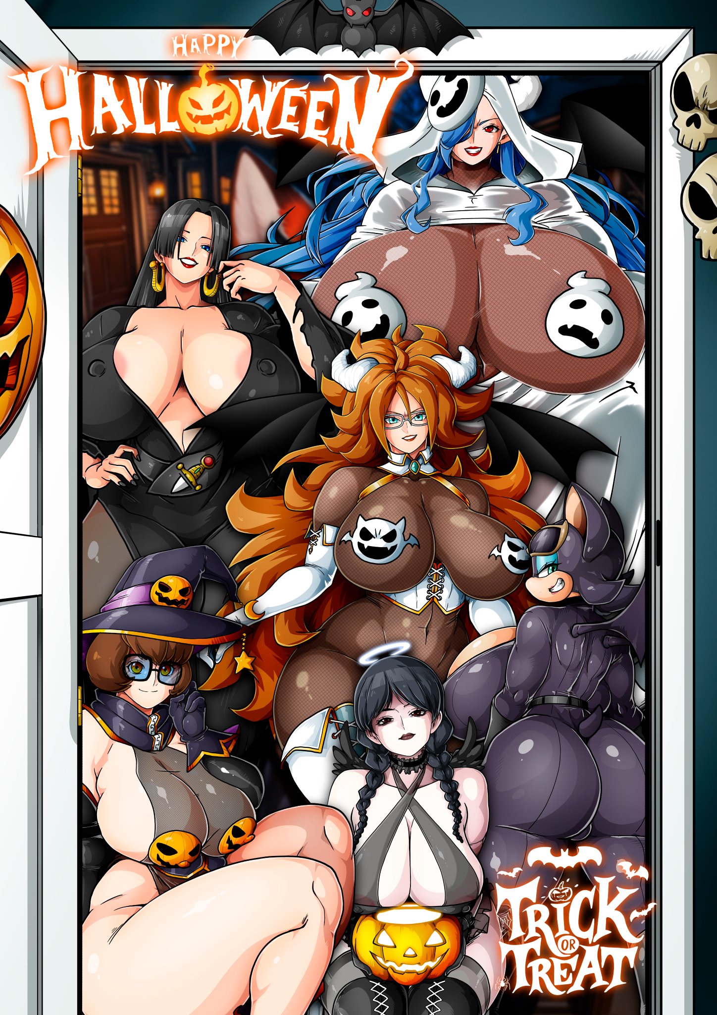 Rule34 – If it exists, there is porn of it / witchking00, android 21, android 21 (human), boa hancock, catwoman (cosplay), lady milflord, original character, rouge the bat, velma dinkley, wednesday addams / 8977478