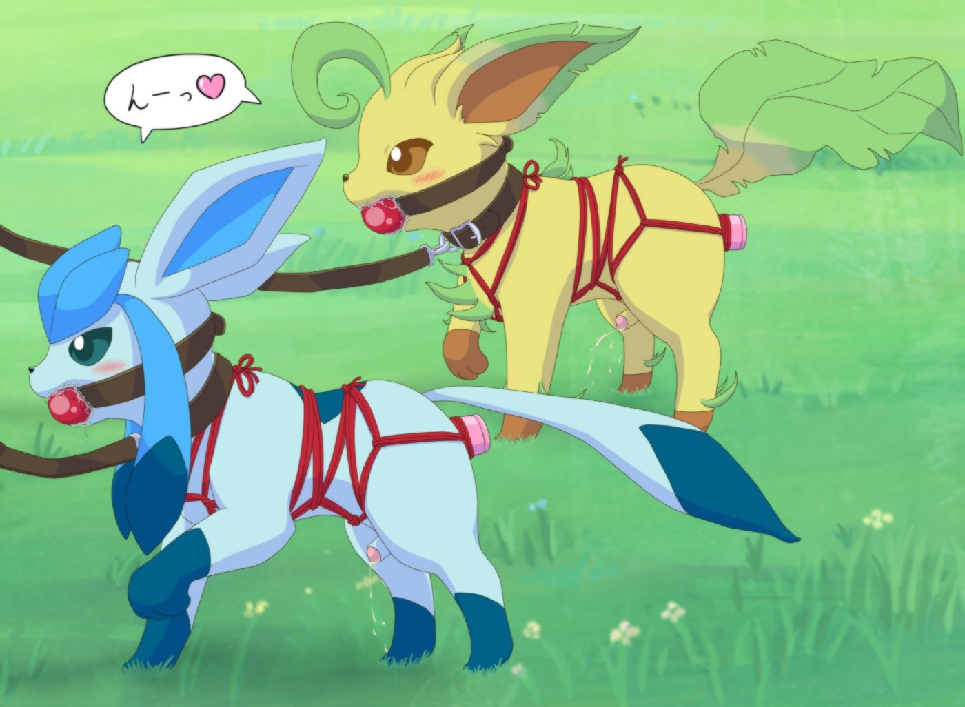 Rule34 – If it exists, there is porn of it / devilheart, eeveelution, glaceon, leafeon / 448143