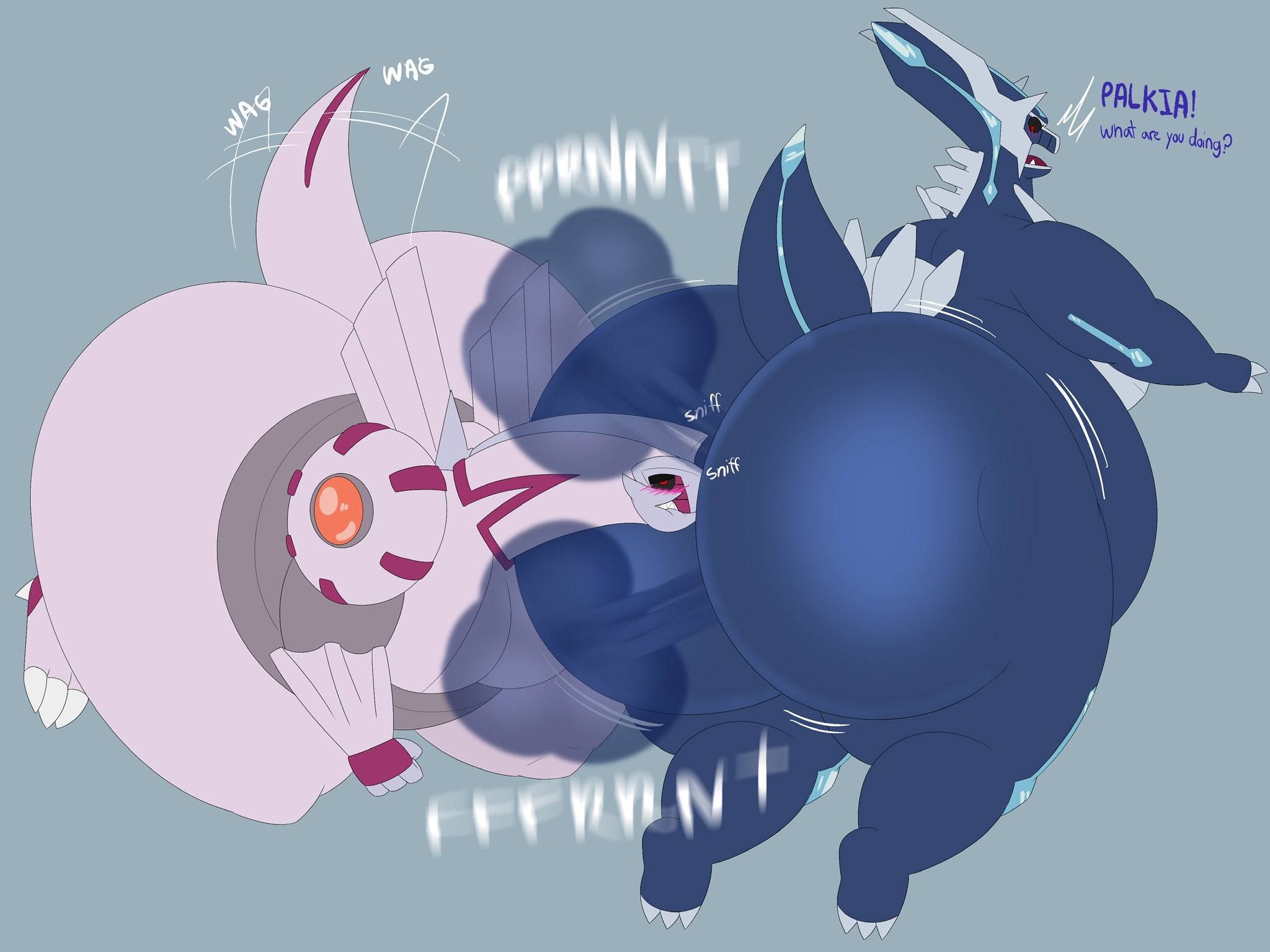 Rule34 – If it exists, there is porn of it / dialga, legendary pokemon, palkia, pokemon (species) / 8986295