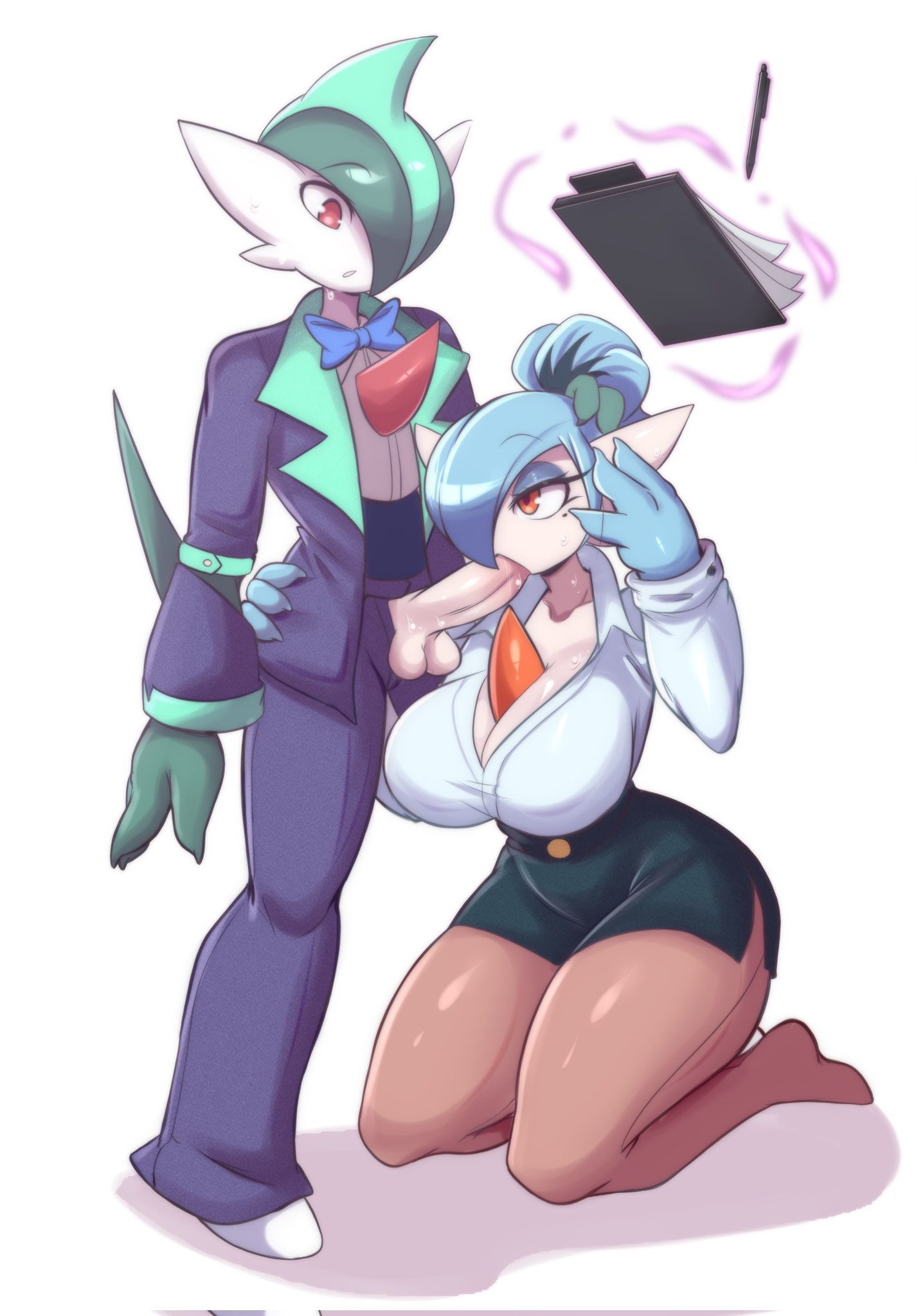 Rule34 – If it exists, there is porn of it / lucyfercomic, gallade, gardevoir, pokemon (species) / 8989442