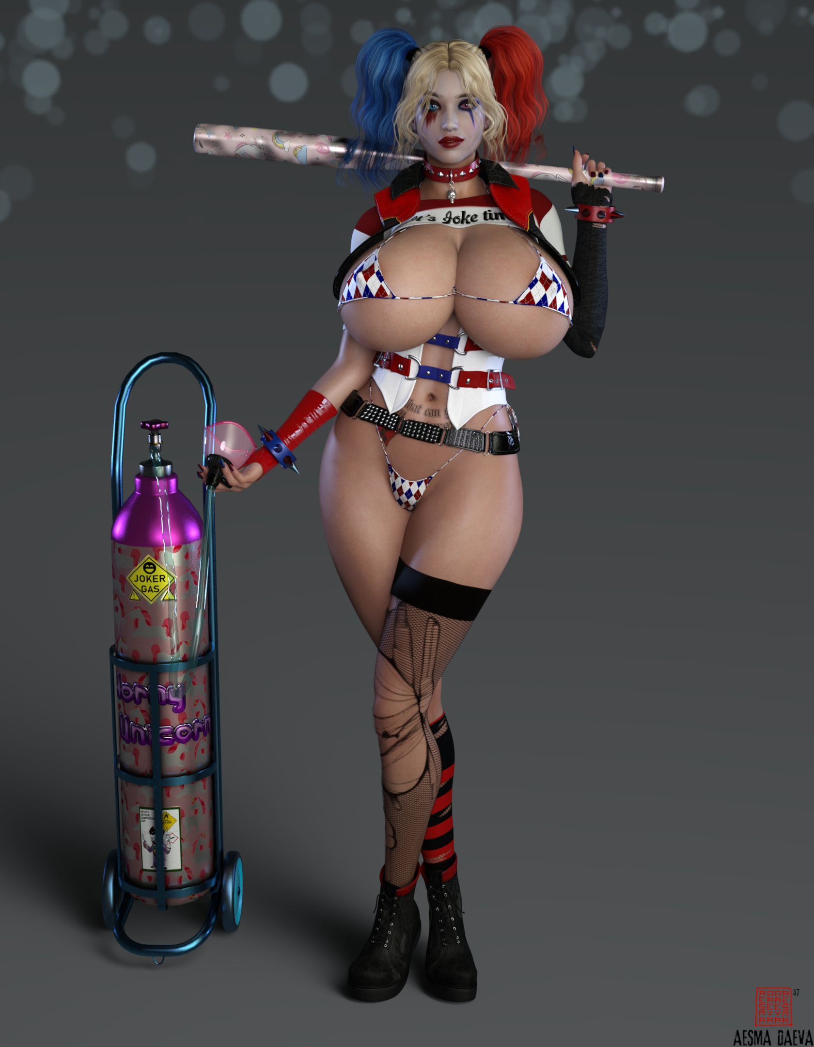 Rule34 – If it exists, there is porn of it / aesmadaeva37, harley quinn / 8993209