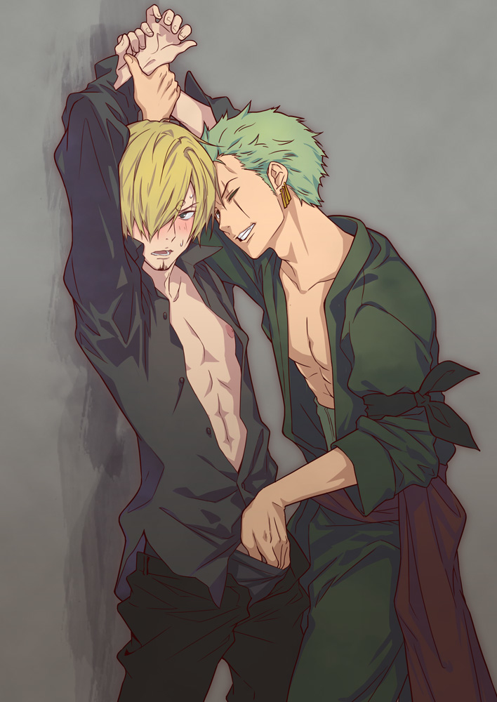 Rule34 – If it exists, there is porn of it / roronoa zoro, sanji / 449097