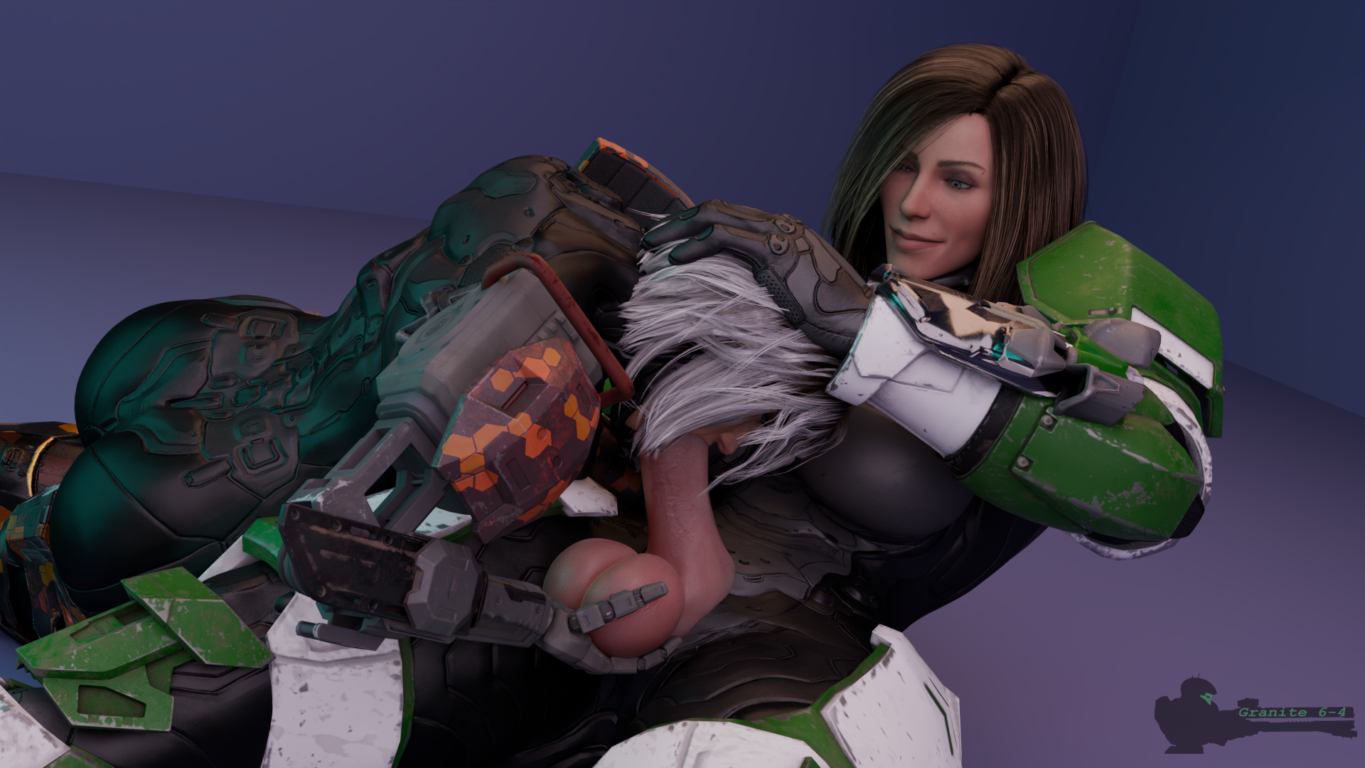 Rule34 – If it exists, there is porn of it / original character, spartan (halo) / 9002118