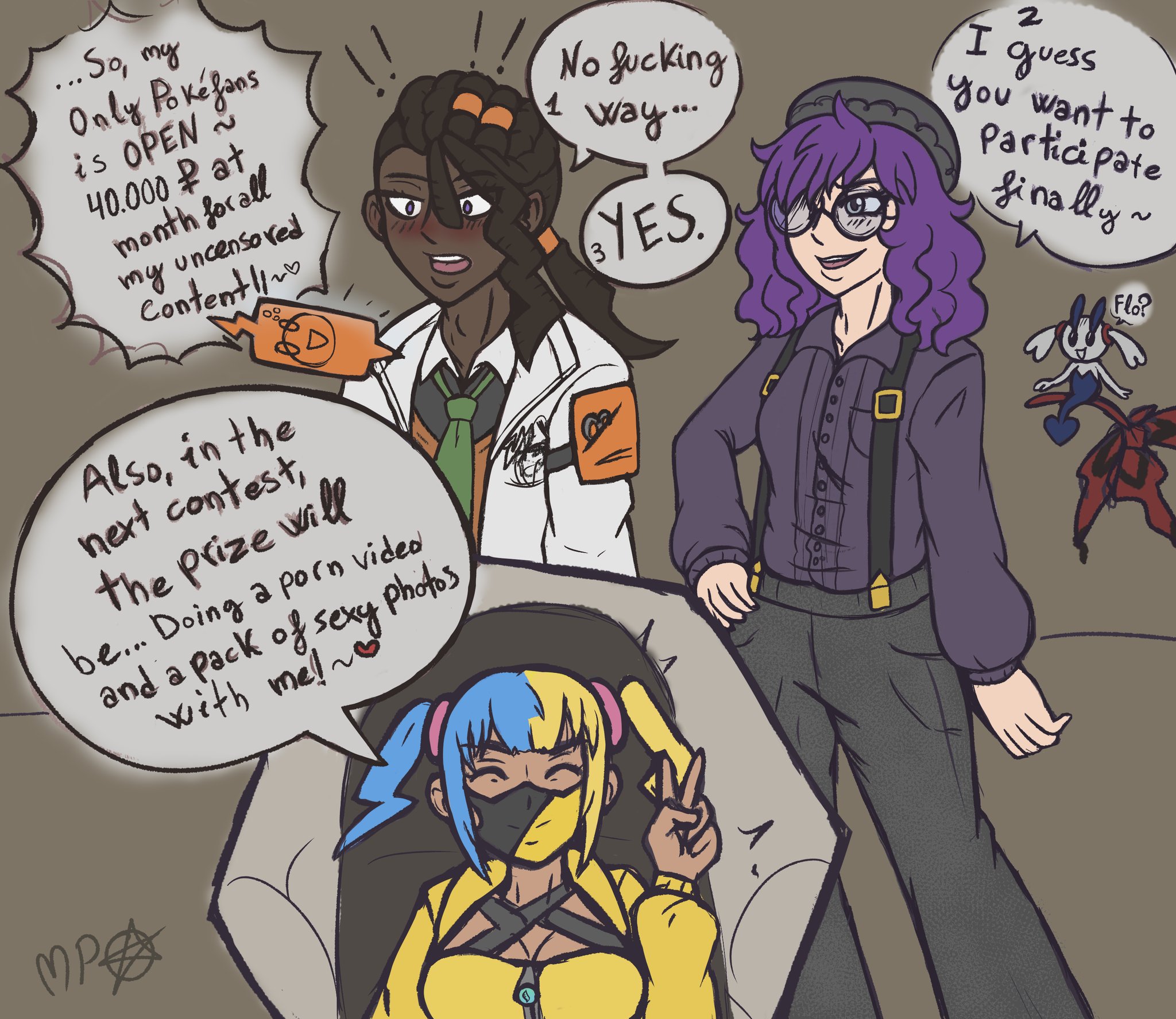 Rule34 – If it exists, there is porn of it / floette, original character, rotom phone / 9009057