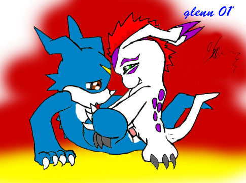 Rule34 – If it exists, there is porn of it / glenn, gomamon, veemon / 449880