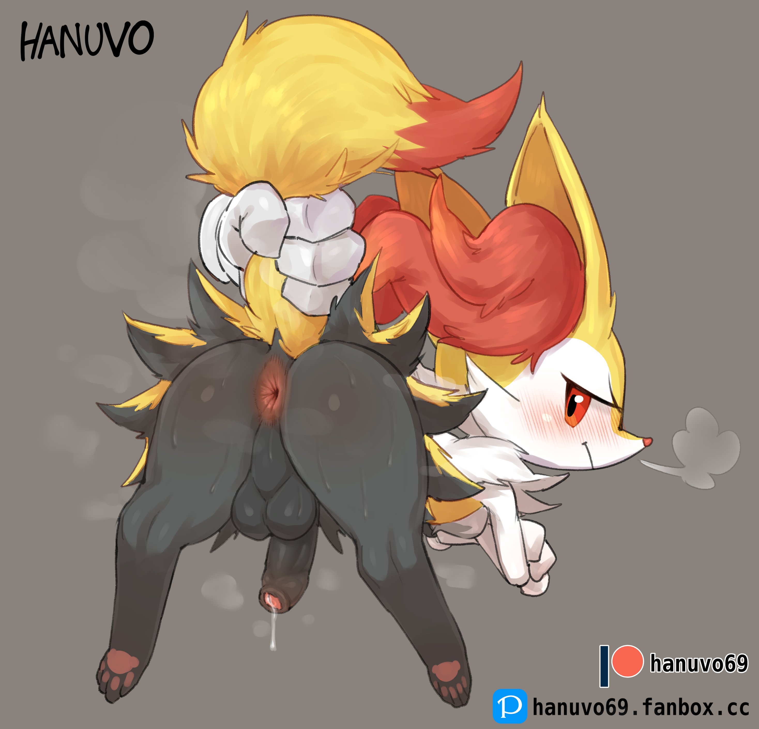 Rule34 – If it exists, there is porn of it / hanuvo, braixen, pokemon (species) / 9014930