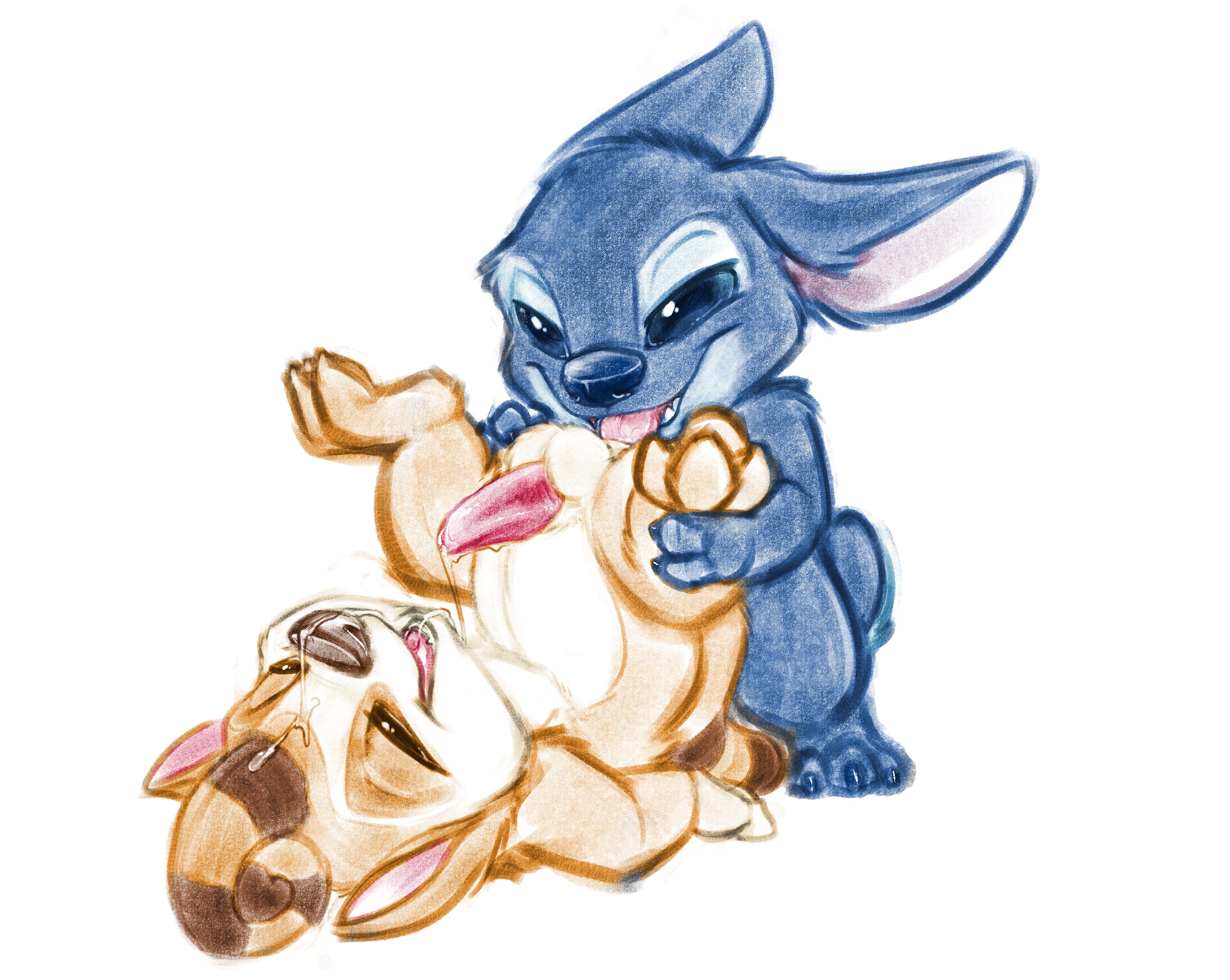 Rule34 – If it exists, there is porn of it / carrot (artist), dupe (lilo and stitch), experiment (species), stitch / 450581