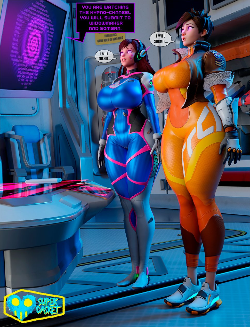Rule34 – If it exists, there is porn of it / supercasket, d.va, tracer / 9024450