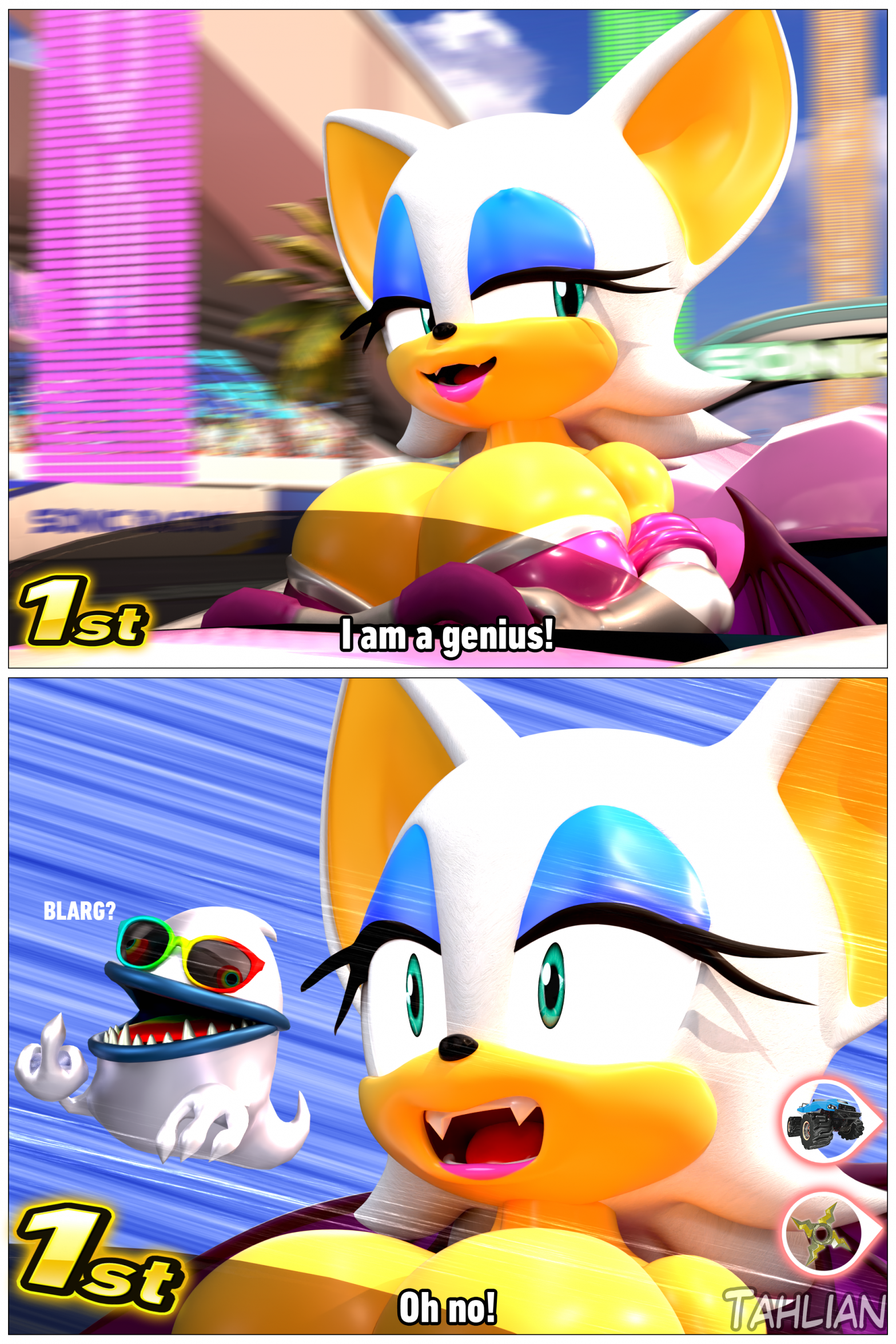 Rule34 – If it exists, there is porn of it / king boom boo, rouge the bat / 9027800