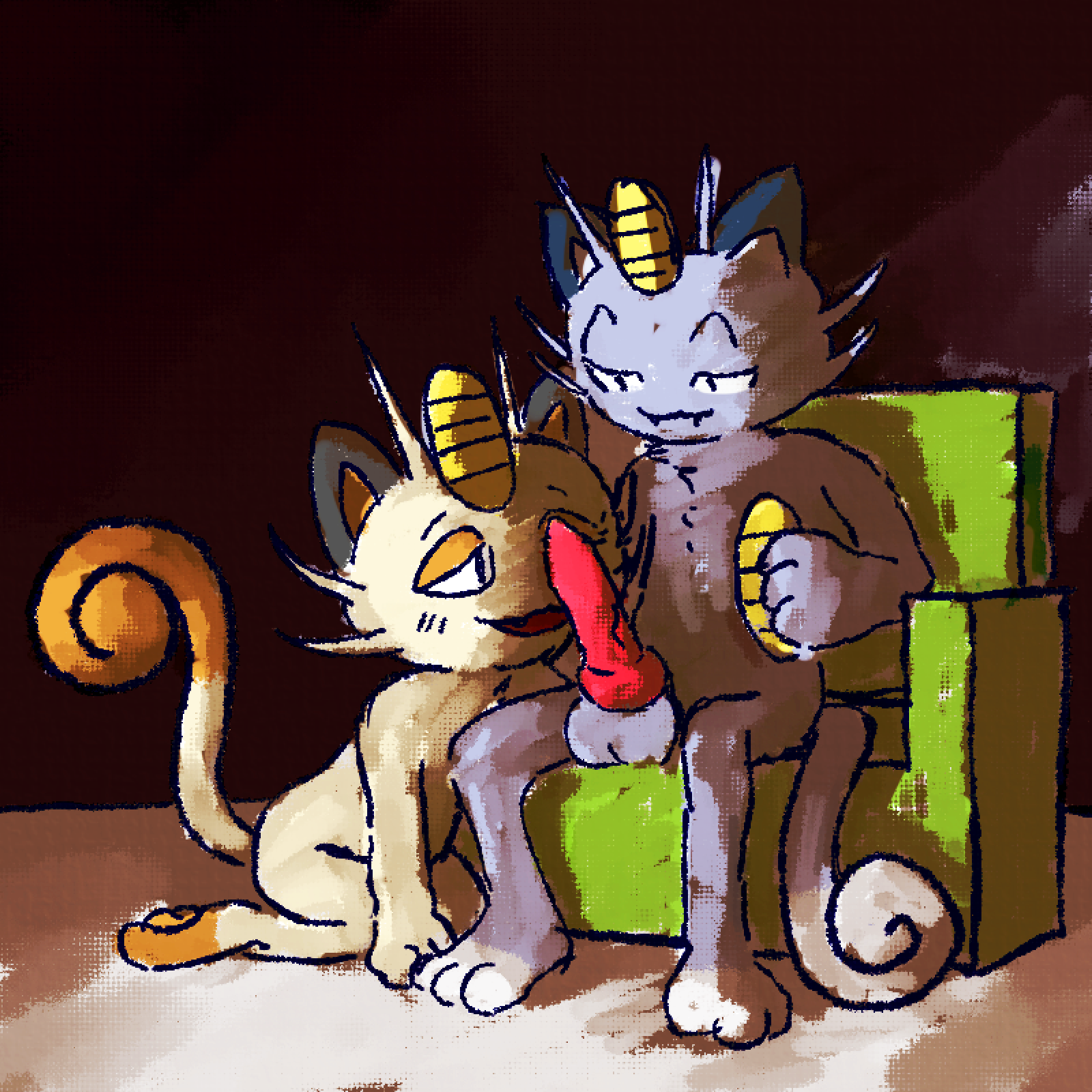 Rule34 – If it exists, there is porn of it / unknown artist, alolan meowth, meowth, pokemon (species) / 9031676
