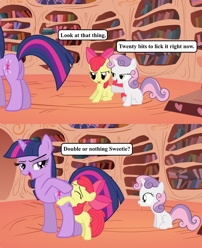 Rule34 – If it exists, there is porn of it / apple bloom (mlp), sweetie belle (mlp), twilight sparkle (mlp) / 452243