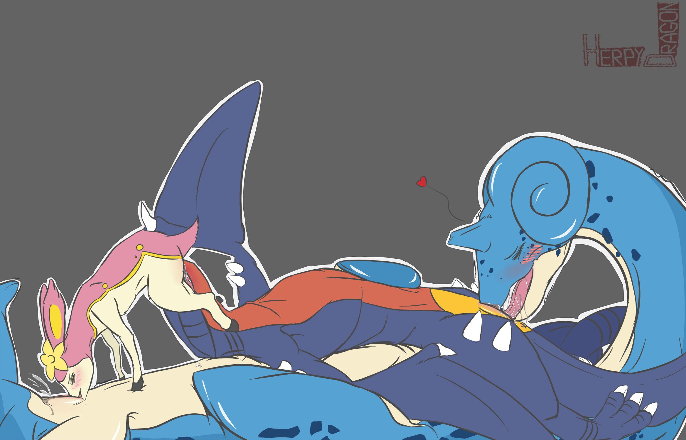 Rule34 – If it exists, there is porn of it / herpydragon, deerling, garchomp, lapras / 452585