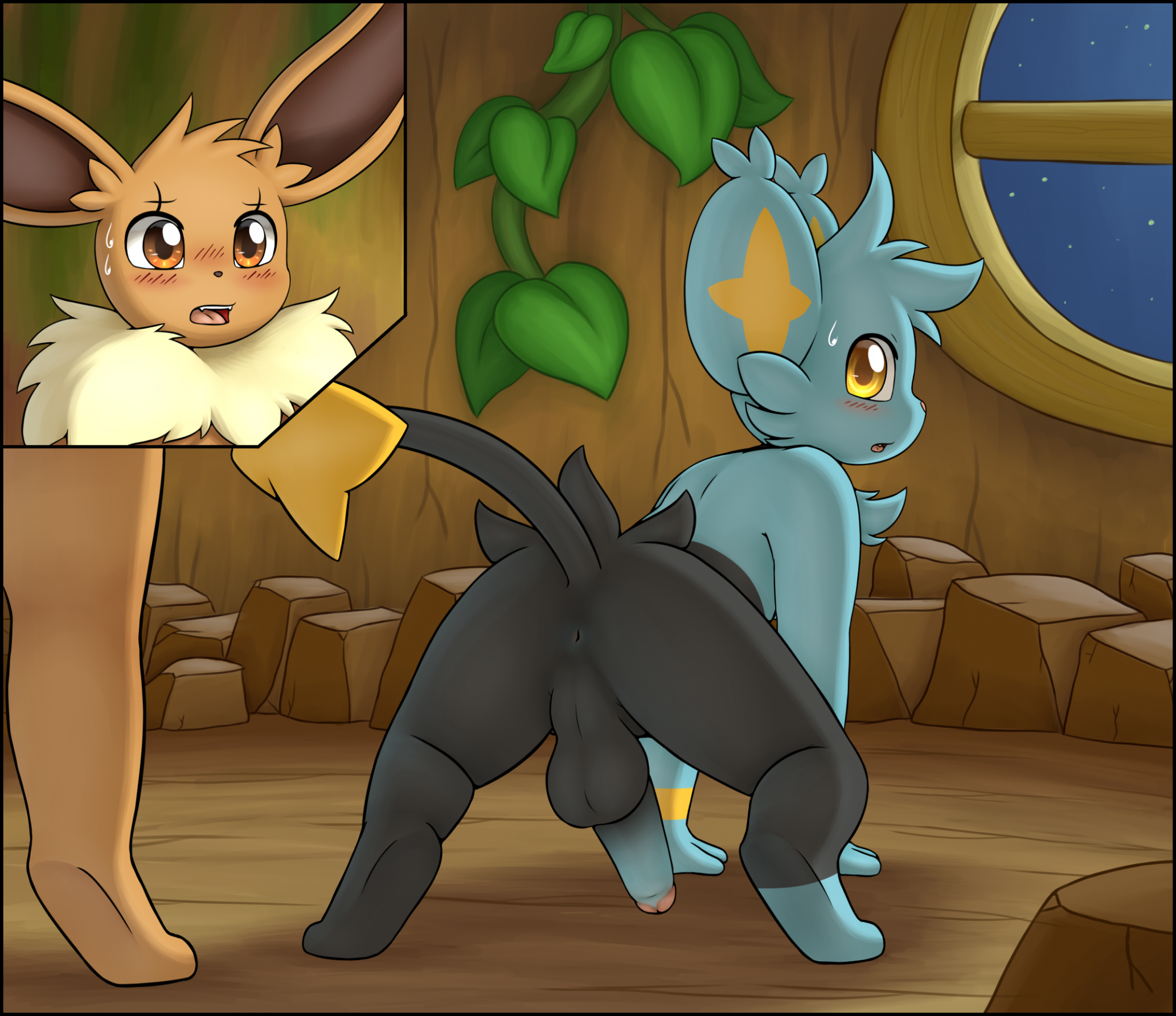 Rule34 – If it exists, there is porn of it / eevee, pokemon (species), shinx / 9046432