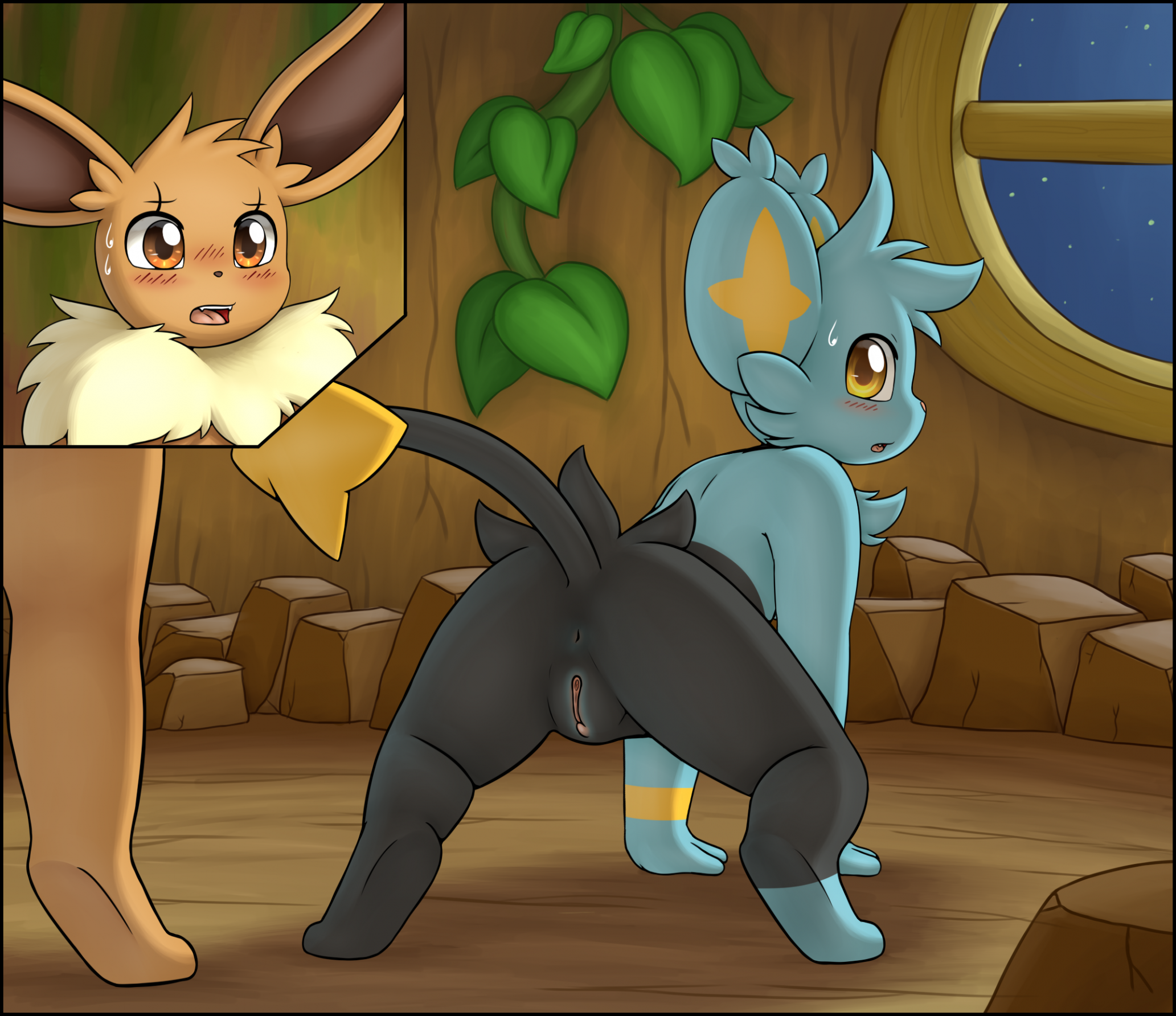 Rule34 – If it exists, there is porn of it / eevee, pokemon (species), shinx / 9046431