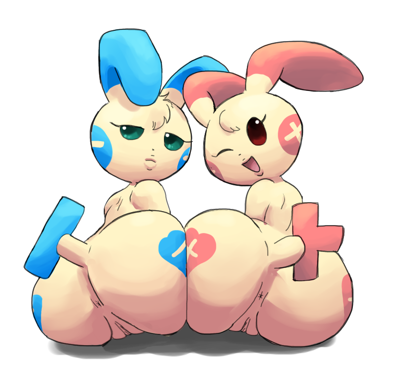 Rule34 – If it exists, there is porn of it / outta sync, minun, plusle / 453068