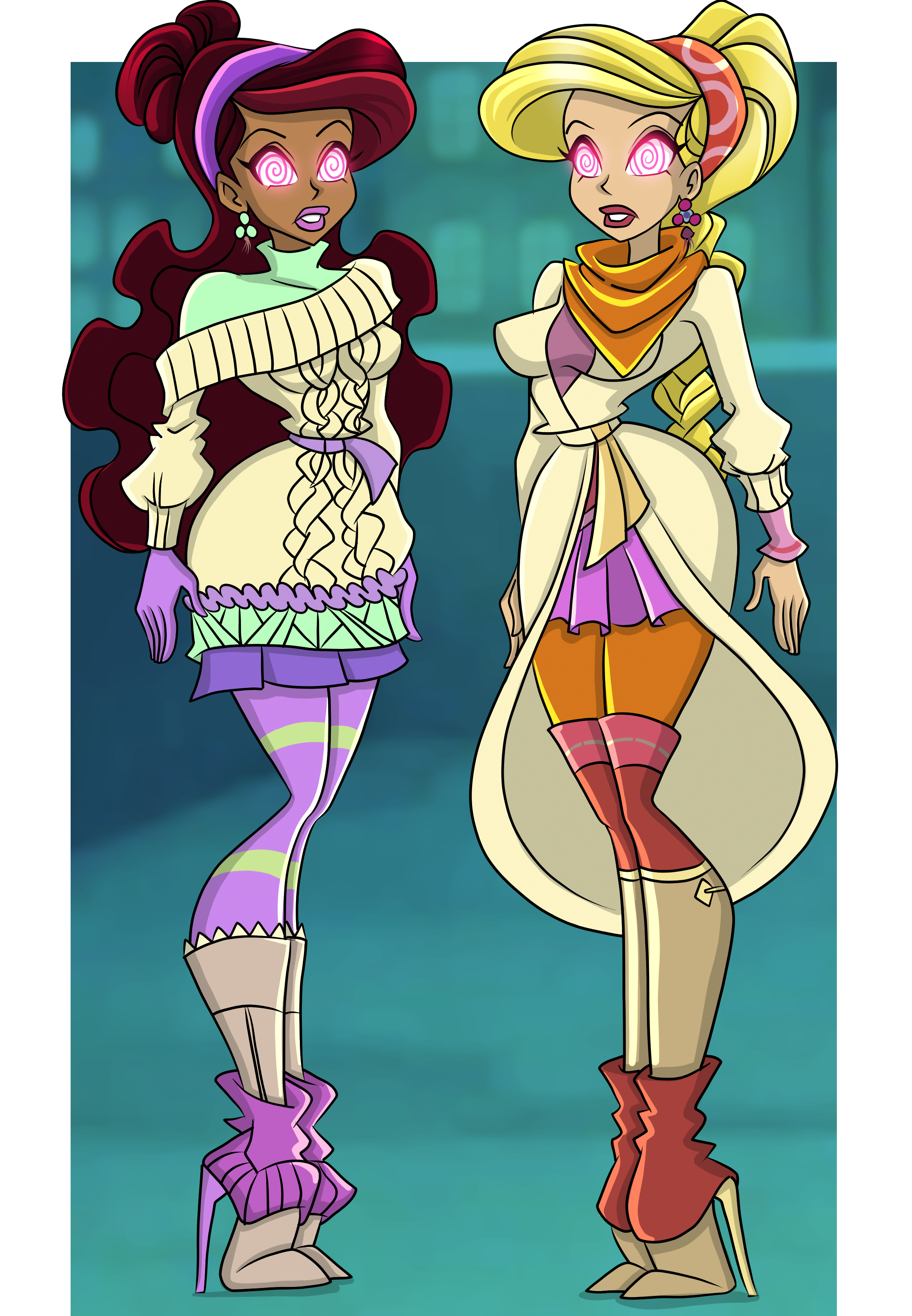 Rule34 – If it exists, there is porn of it / aisha (winx club), stella (winx club) / 9052341