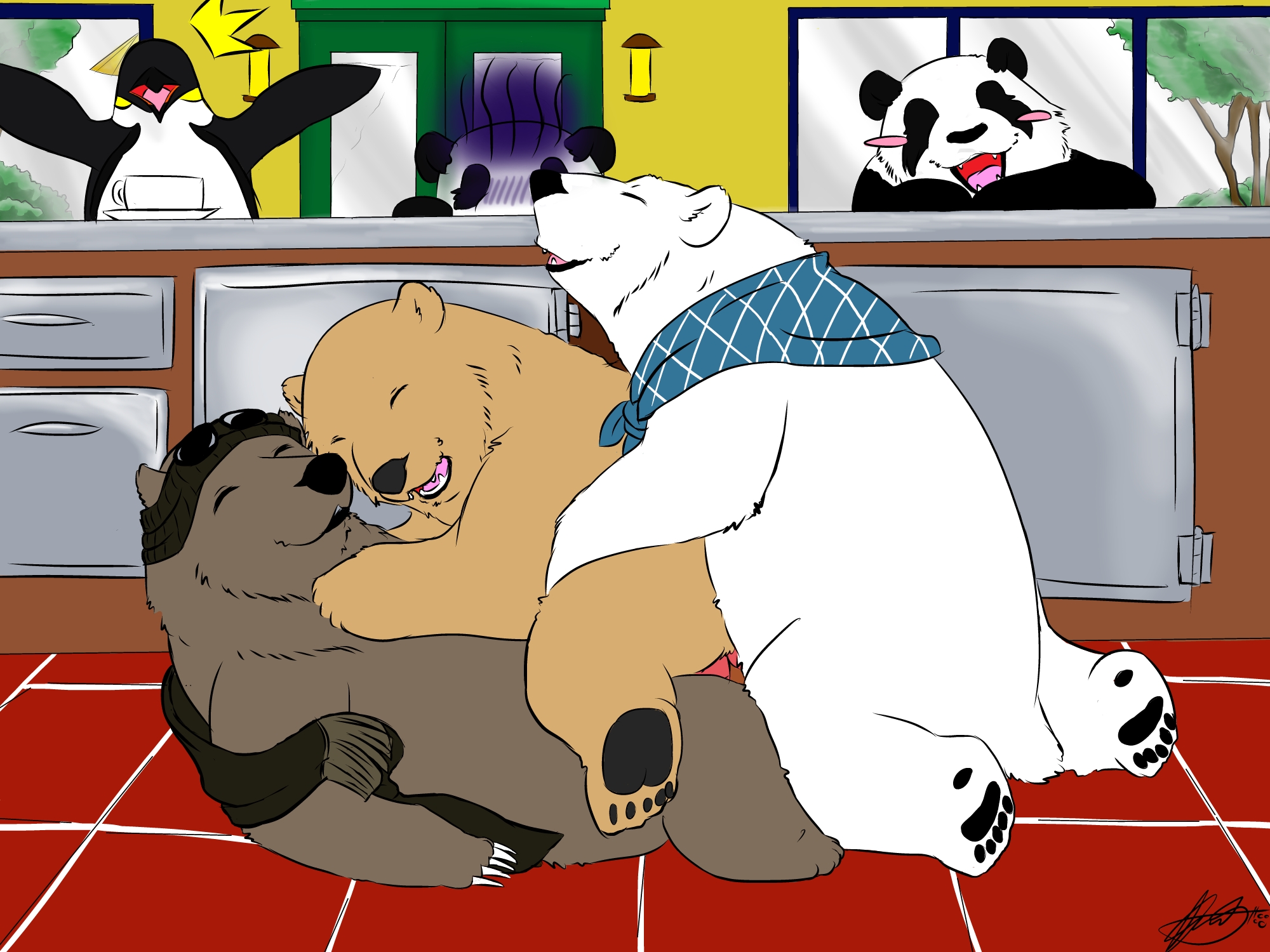 Rule34 – If it exists, there is porn of it / jack the otter, shirokuma, xavier / 454114