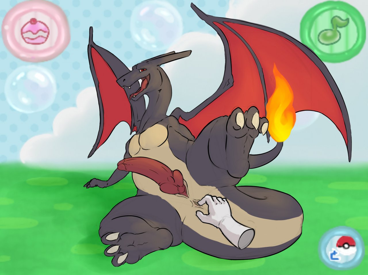 Rule34 – If it exists, there is porn of it / covertcanine, charizard, shiny pokemon / 454235