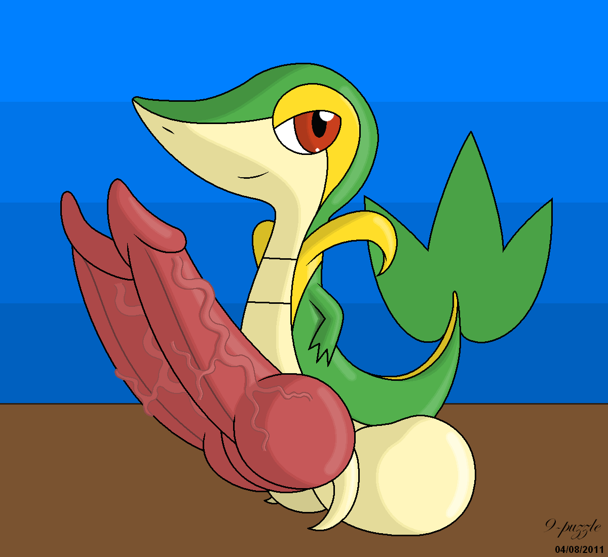 Rule34 – If it exists, there is porn of it / 9-puzzle, snivy, teakem / 454372