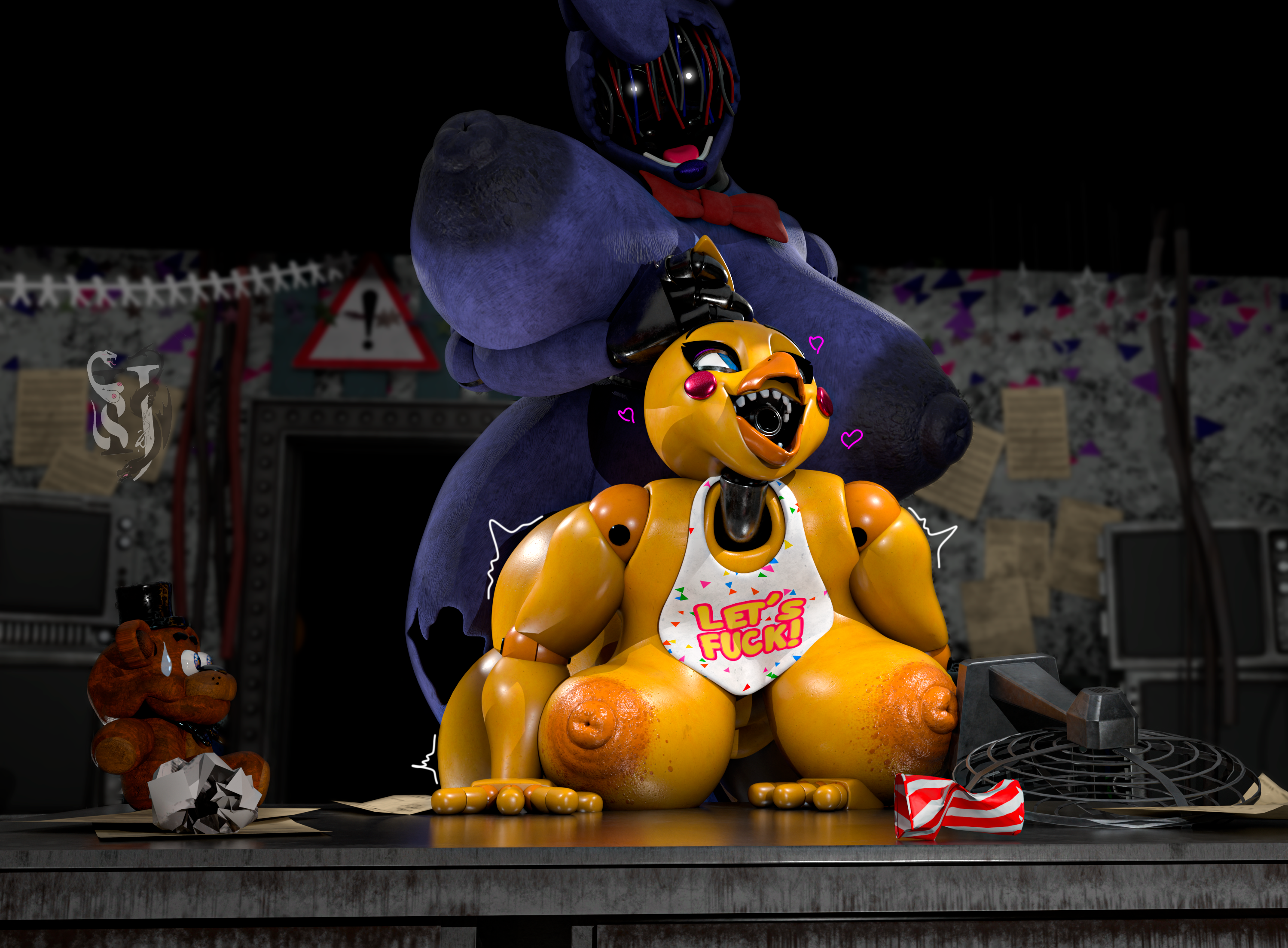 Rule34 – If it exists, there is porn of it / freddy (fnaf), toy chica (fnaf), withered bonnie / 9083085