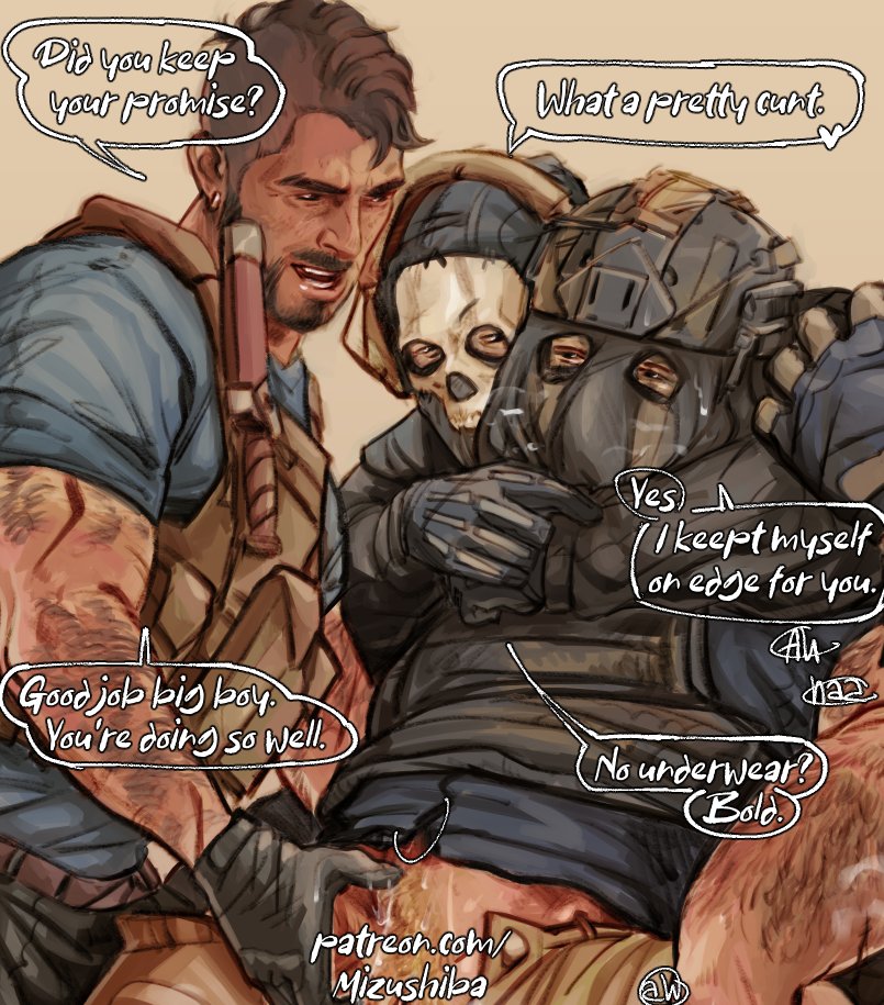 Rule34 – If it exists, there is porn of it / ghost (modern warfare 2), john mactavish, simon riley / 9087723