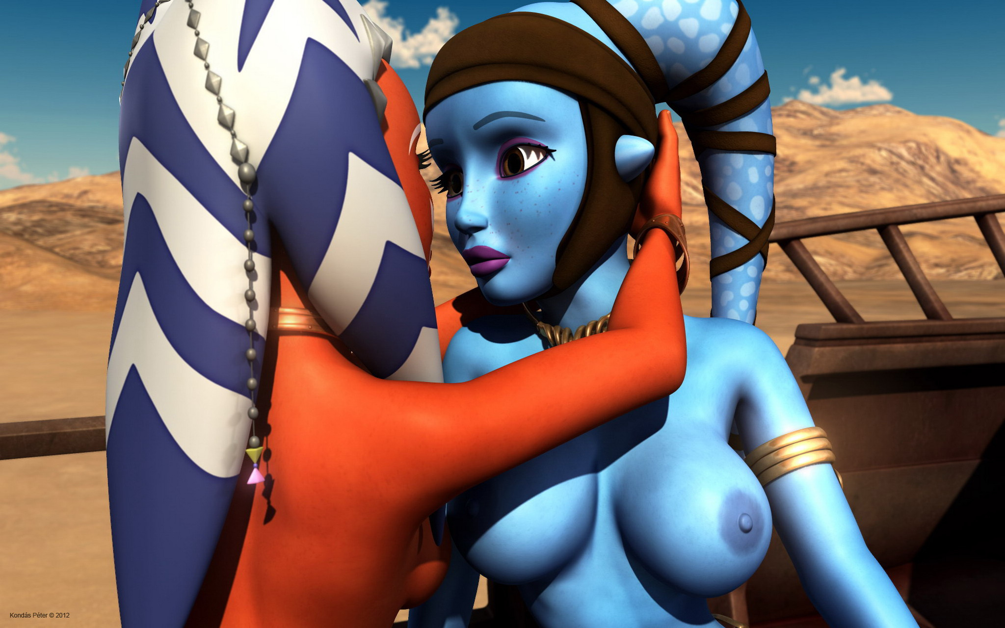 Rule34 – If it exists, there is porn of it / kondaspeter, kpeter32, aayla secura, ahsoka tano, jedi, tatooine, togruta / 456124