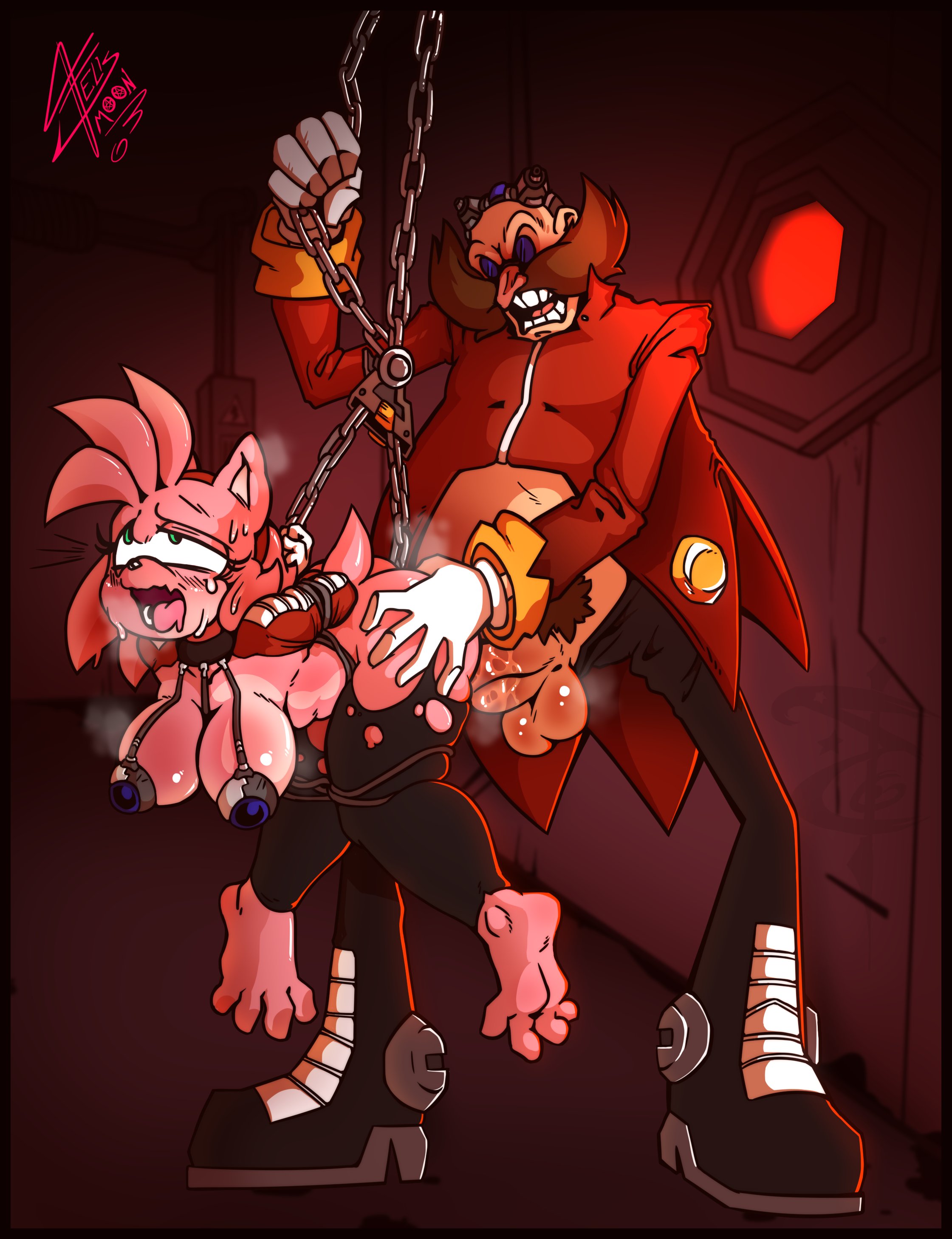 Rule34 – If it exists, there is porn of it / amy rose, dr. eggman / 9093363