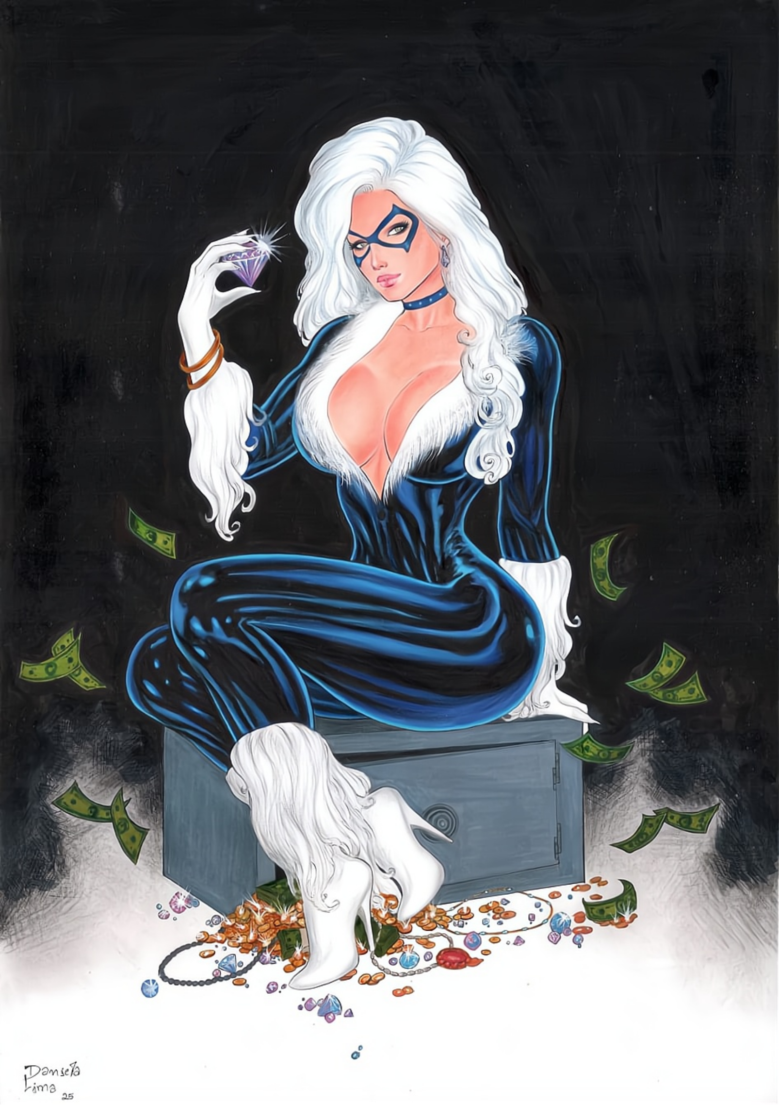 Rule34 – If it exists, there is porn of it / ed benes studio, black cat (marvel), diamond, felicia hardy / 9093999