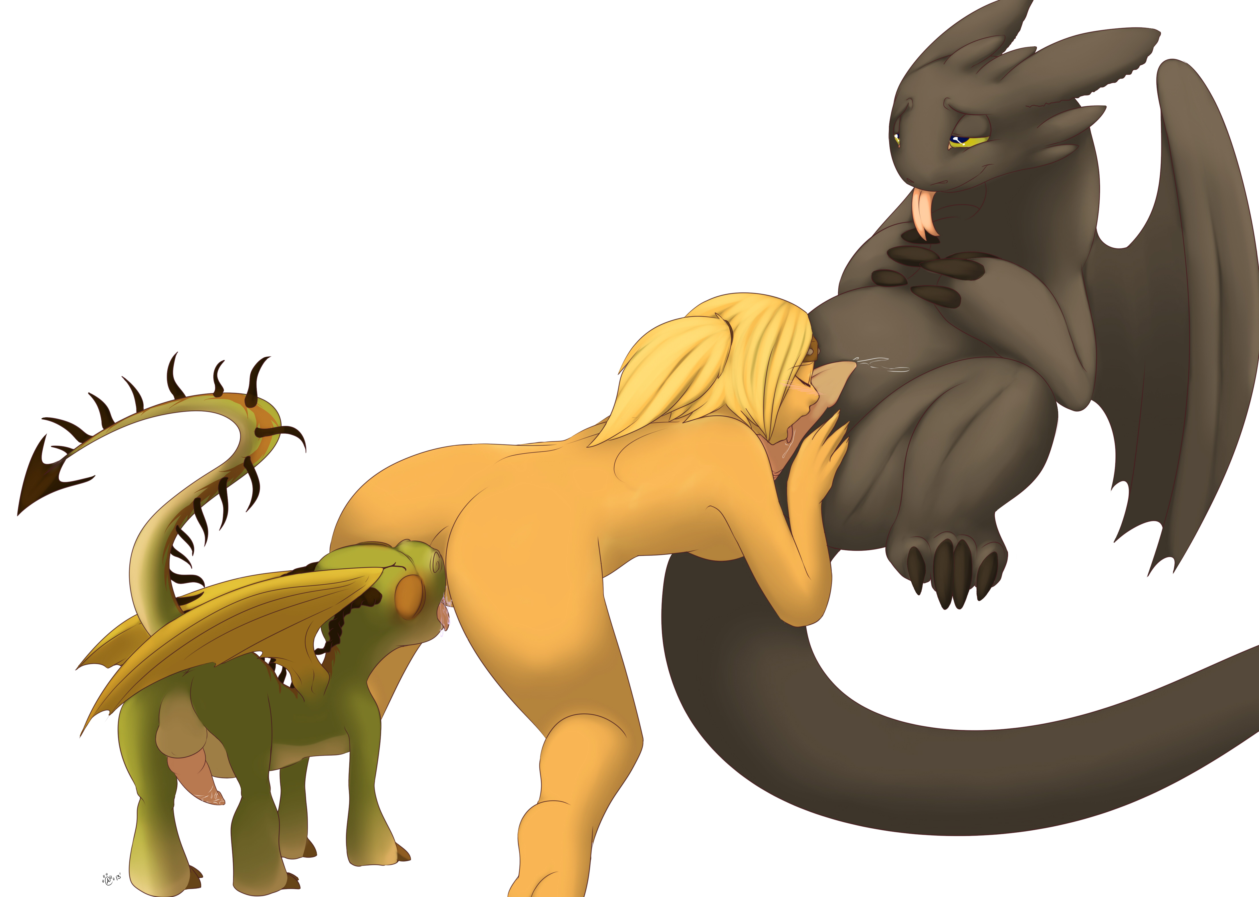 Rule34 – If it exists, there is porn of it / astrid hofferson, toothless / 456440