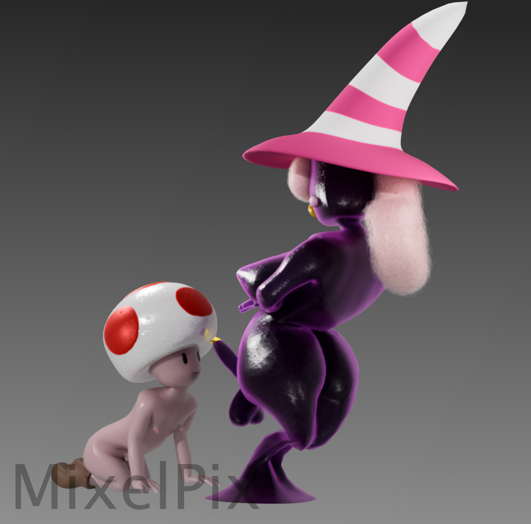 Rule34 – If it exists, there is porn of it / toad (mario), vivian (paper mario) / 9097872