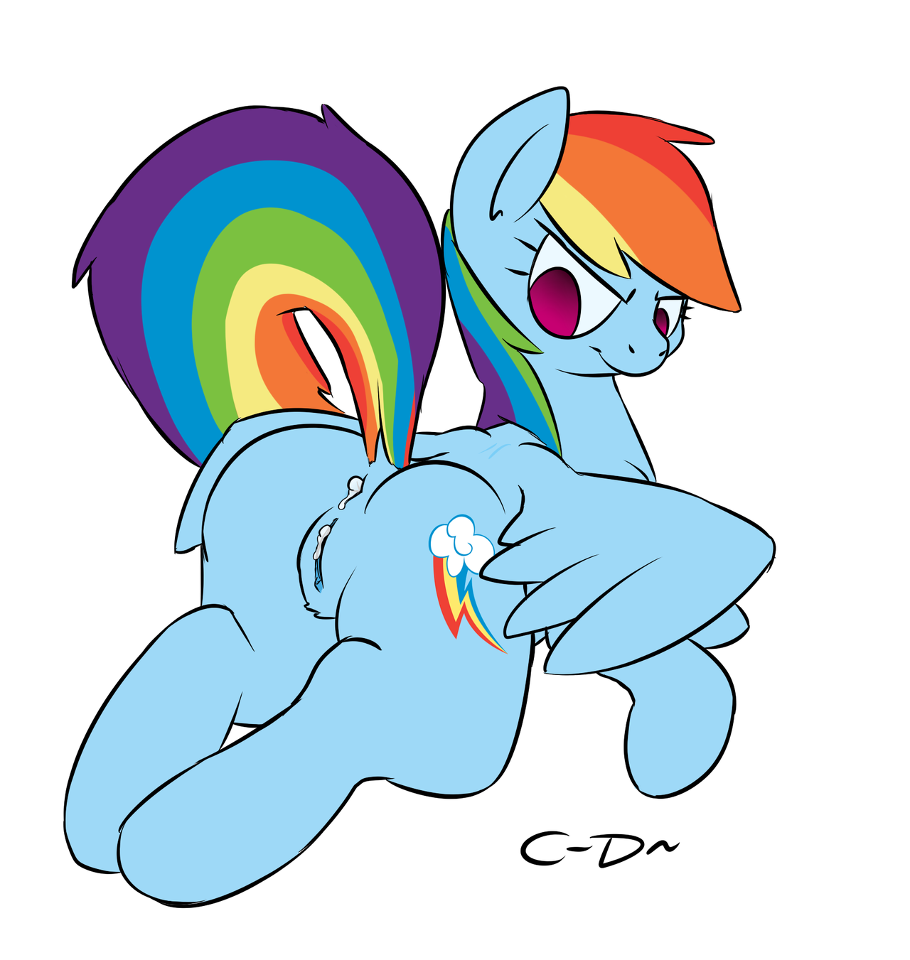 Rule34 – If it exists, there is porn of it / clopper-dude, rainbow dash (mlp) / 456841