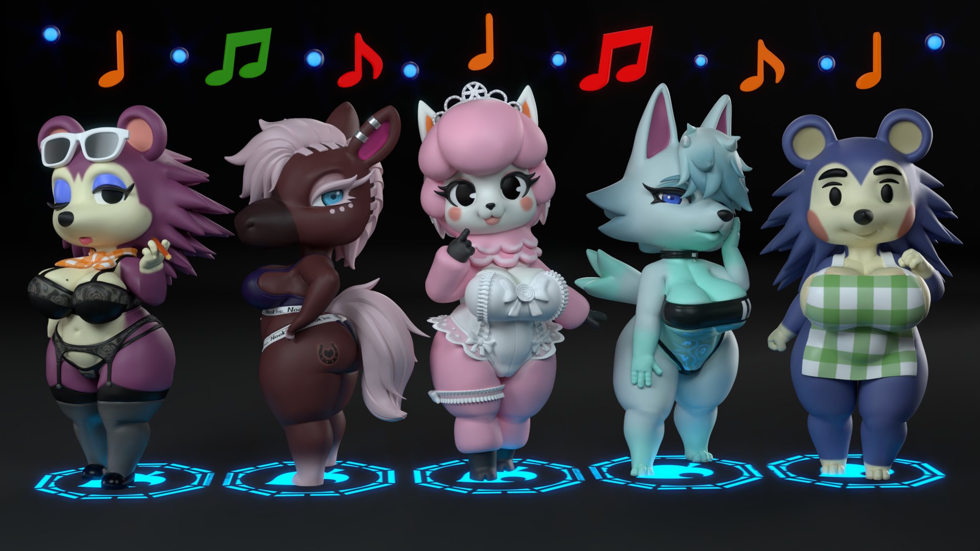 Rule34 – If it exists, there is porn of it / generalbuta, labelle able, mabel able, reese (animal crossing), reneigh (animal crossing), whitney (animal crossing) / 9100963