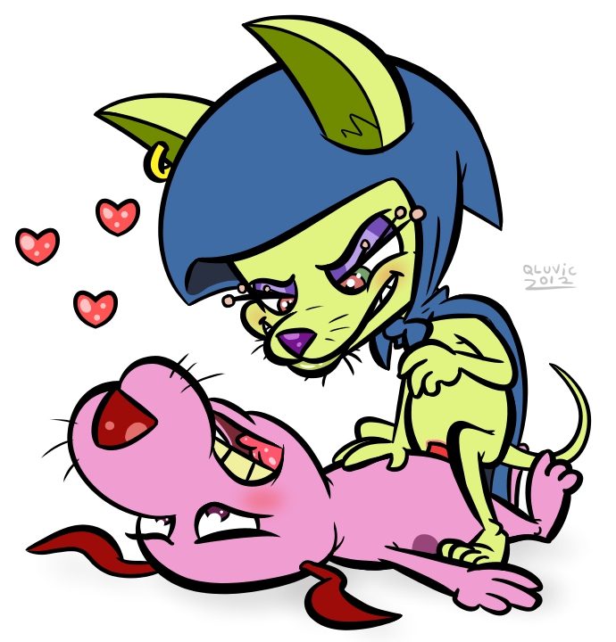 Rule34 – If it exists, there is porn of it / qluvic, courage, shirley the medium / 457271