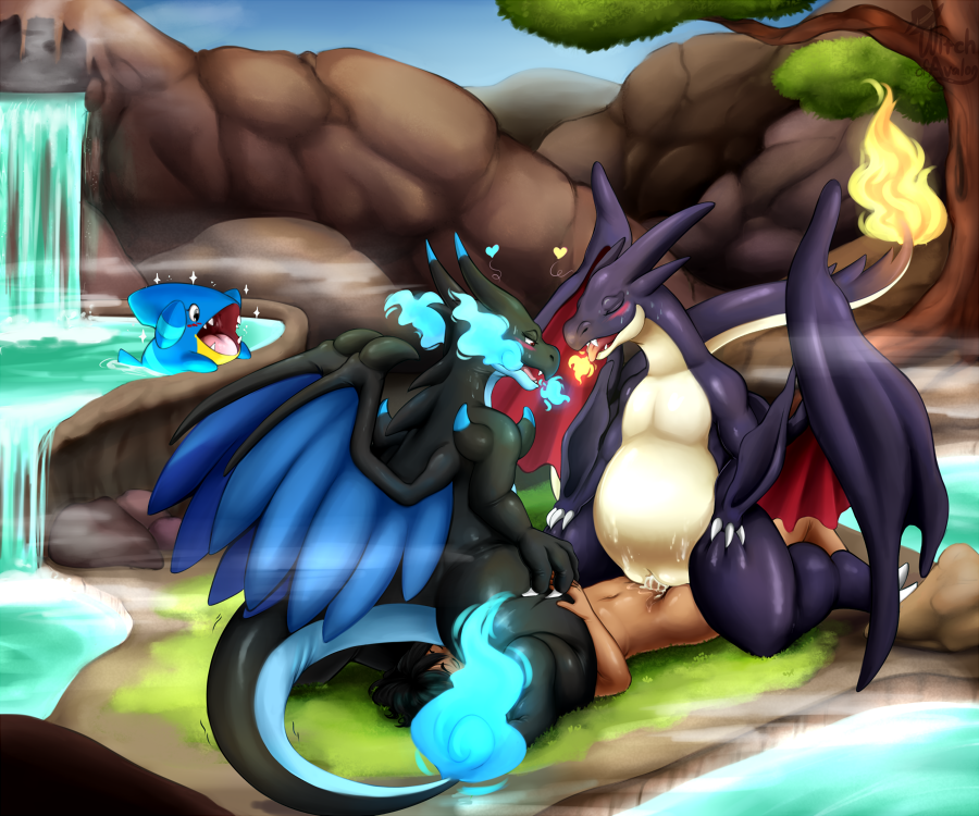 Rule34 – If it exists, there is porn of it / witchofavalon, charizard, gible, mega charizard, mega charizard x, mega charizard y, shiny pokemon / 457793