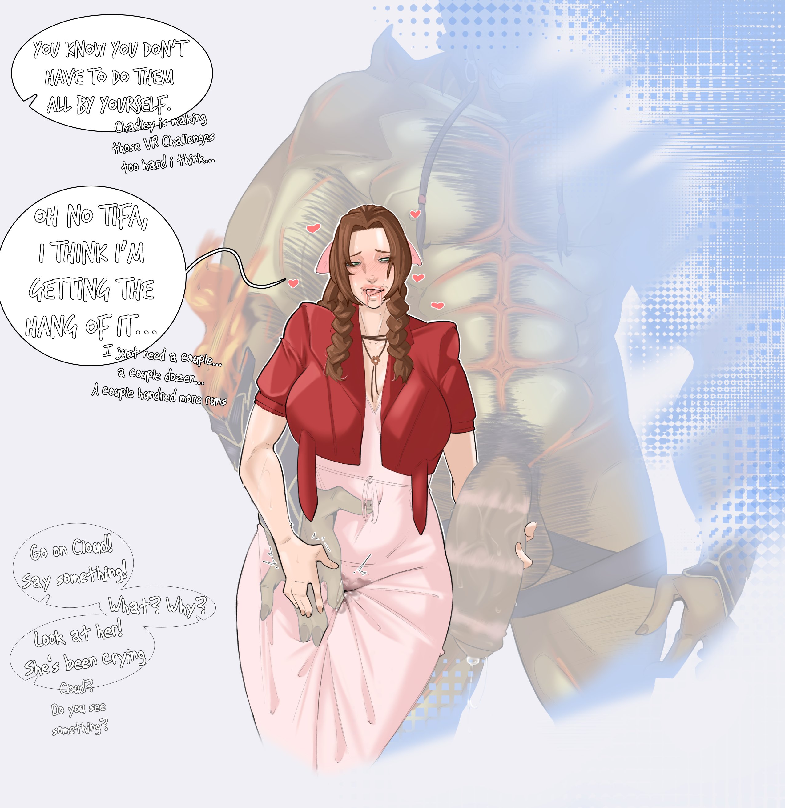 Rule34 – If it exists, there is porn of it / aerith gainsborough, ifrit (final fantasy) / 9118372